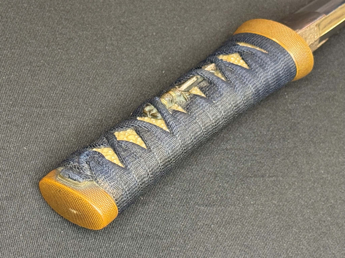 Antique Nihonto - THICCC Wakizashi in Koshirae, signed Ashu Kaifu Ju Ujiyoshi, NBTHK Certified