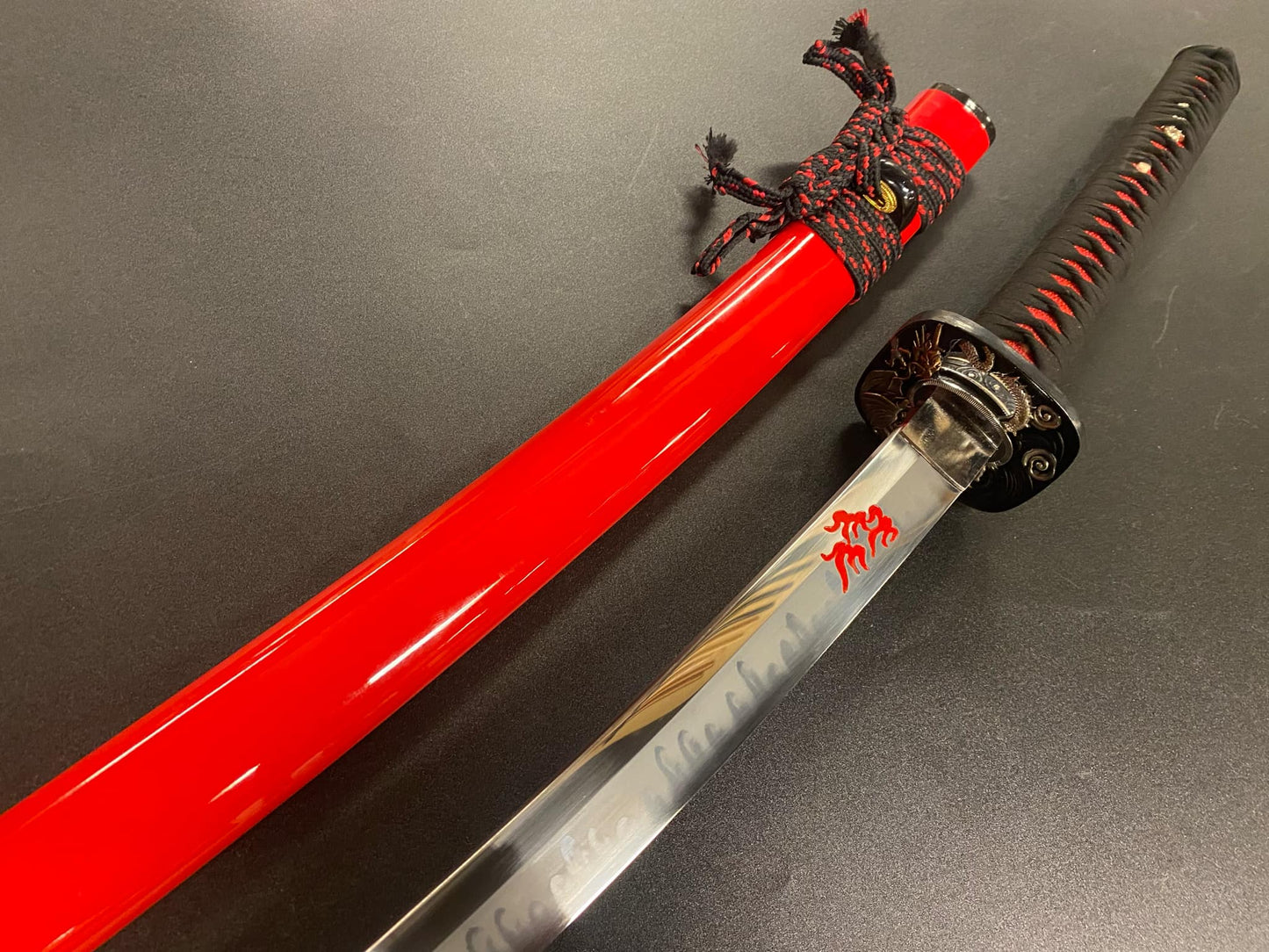 Ryansword Katana - Hinoken - 1095 Clay Temper, Hadori Polish