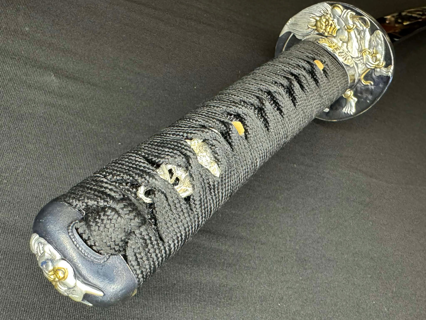 PRE-ORDER Legacy Steel Dark Oni Iris Reaper Wakizashi  - 1095 Clay Tempered shobu Zukuri Suguha