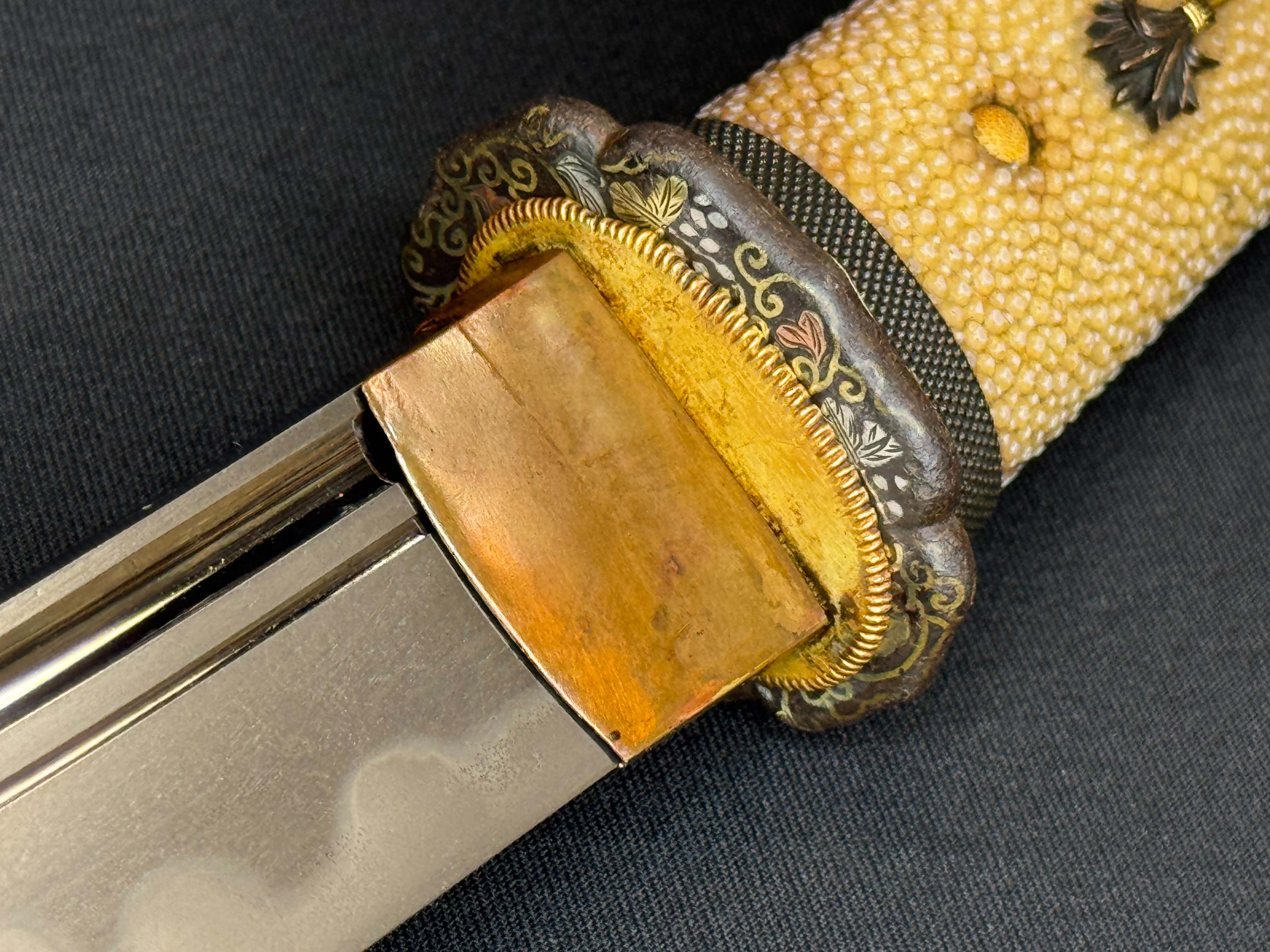 Antique Nihonto - Naginata Naoshi Wakizashi in Koshirae