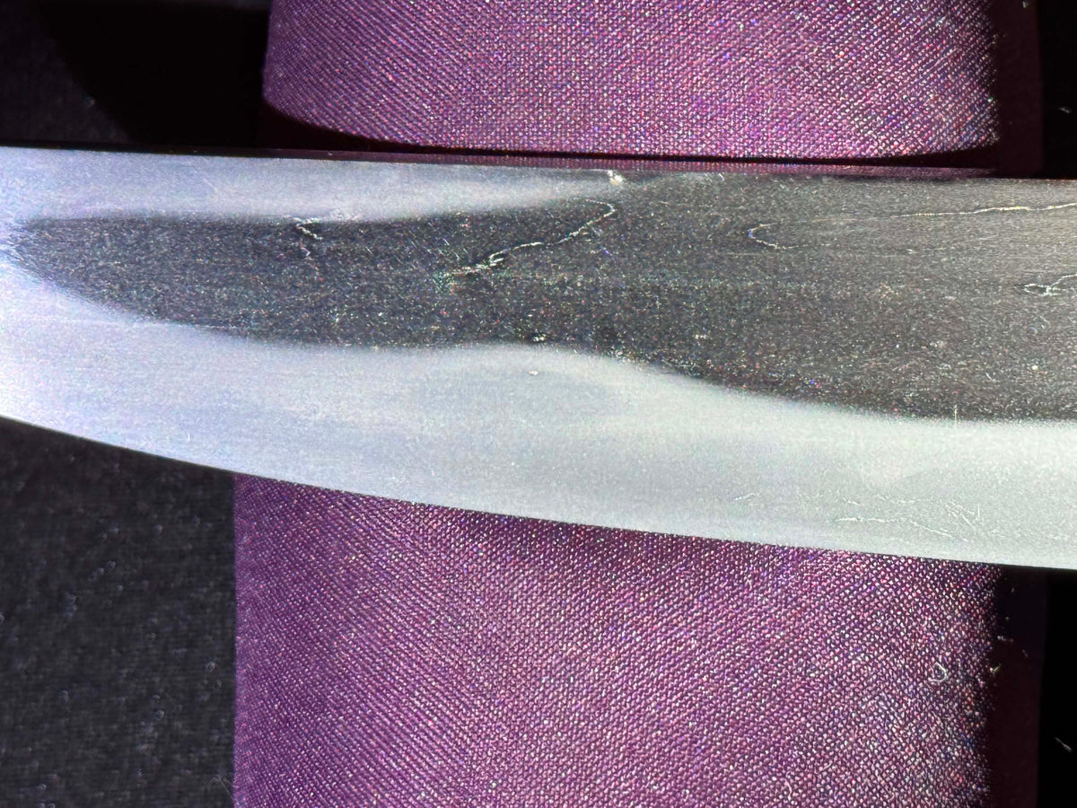 Antique Nihonto - THICK WIDE Tanto in Shirasaya, signed Bizen Osafune Sukesada Saku (unverified)