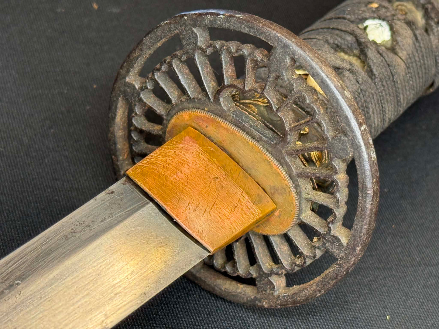 Antique Nihonto - Early Muromachi (600 years old) Katana in Handachi Koshirae