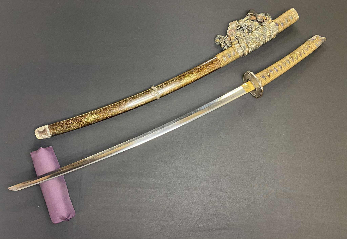 Antique Nihonto - Katana with Tachi Koshirae - Muramachi (5-600 years old) - NBTHK Attributed to Uda