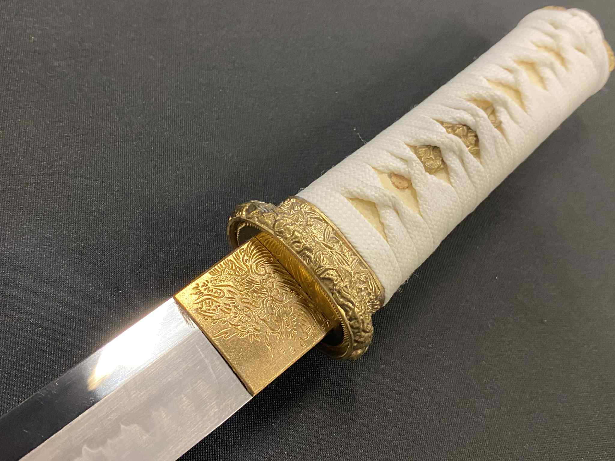 Phoenix Armory Hamidashi Tanto - Silver Dragon - T10