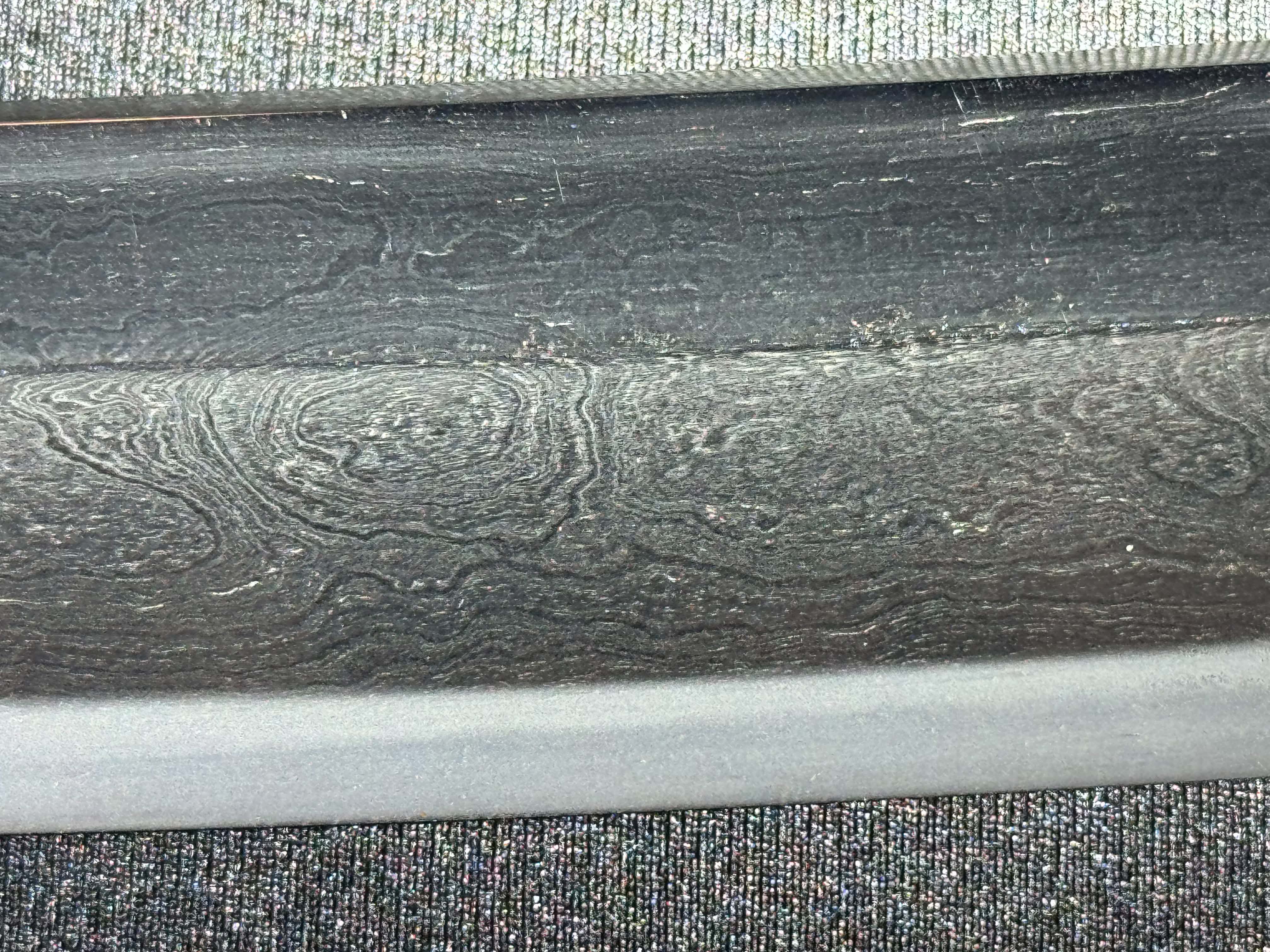 Antique Nihonto - Late Edo GIANT Katana with Koshirae, Signed Koshu Yori Katsuyamajo Minami Hisatsugu Saku Kore, Dated Tenpo 13 February, NBTHK Certified