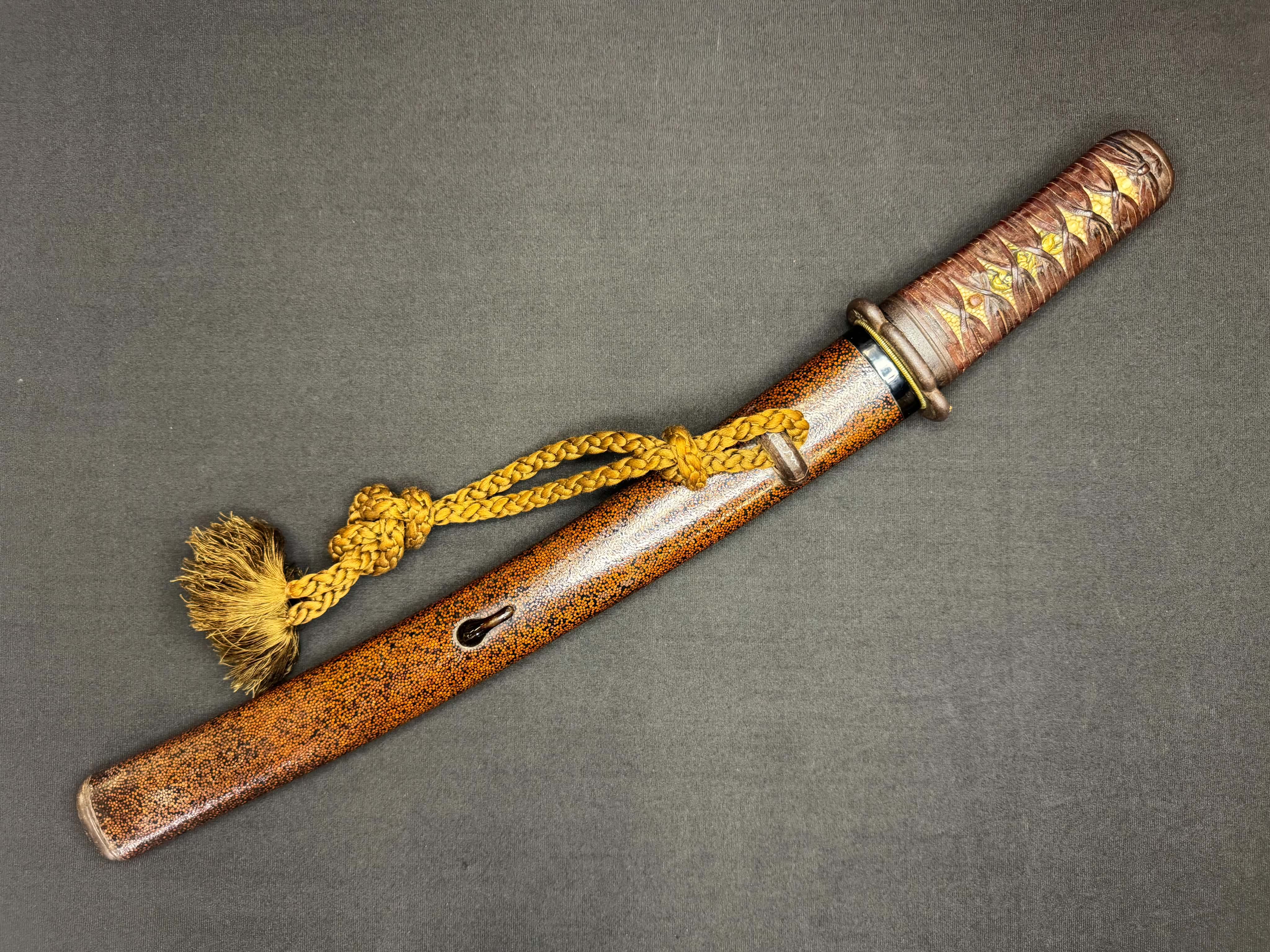 Antique Nihonto - okissaki Nagamaki naoshi in Wakizashi in Koshirae