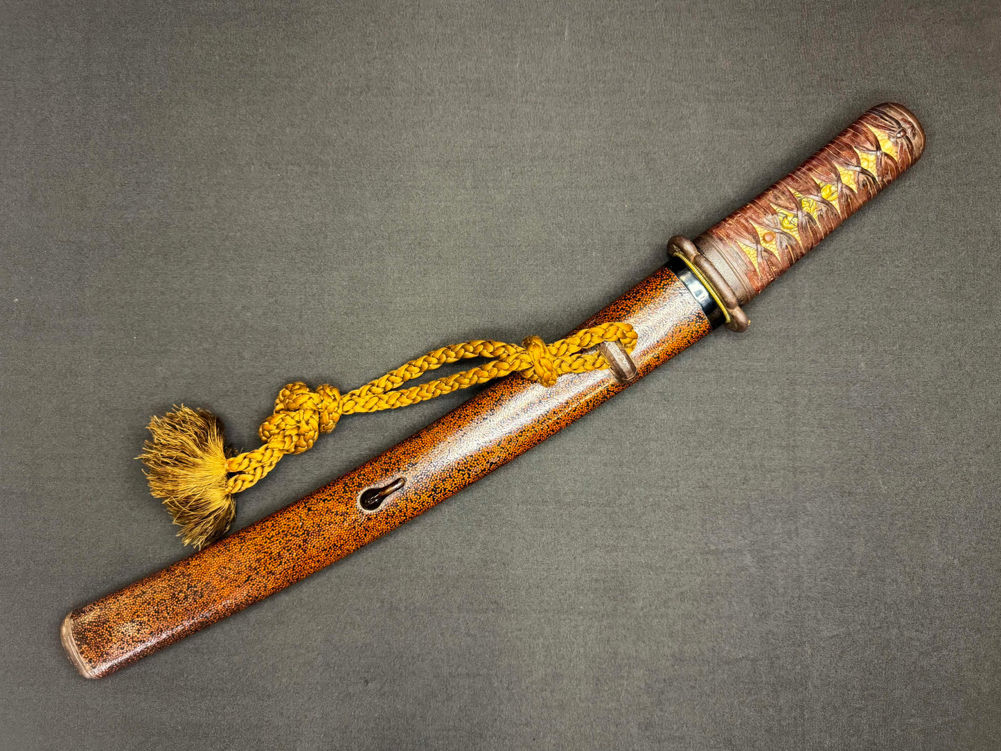 Antique Nihonto - okissaki Nagamaki naoshi in Wakizashi in Koshirae