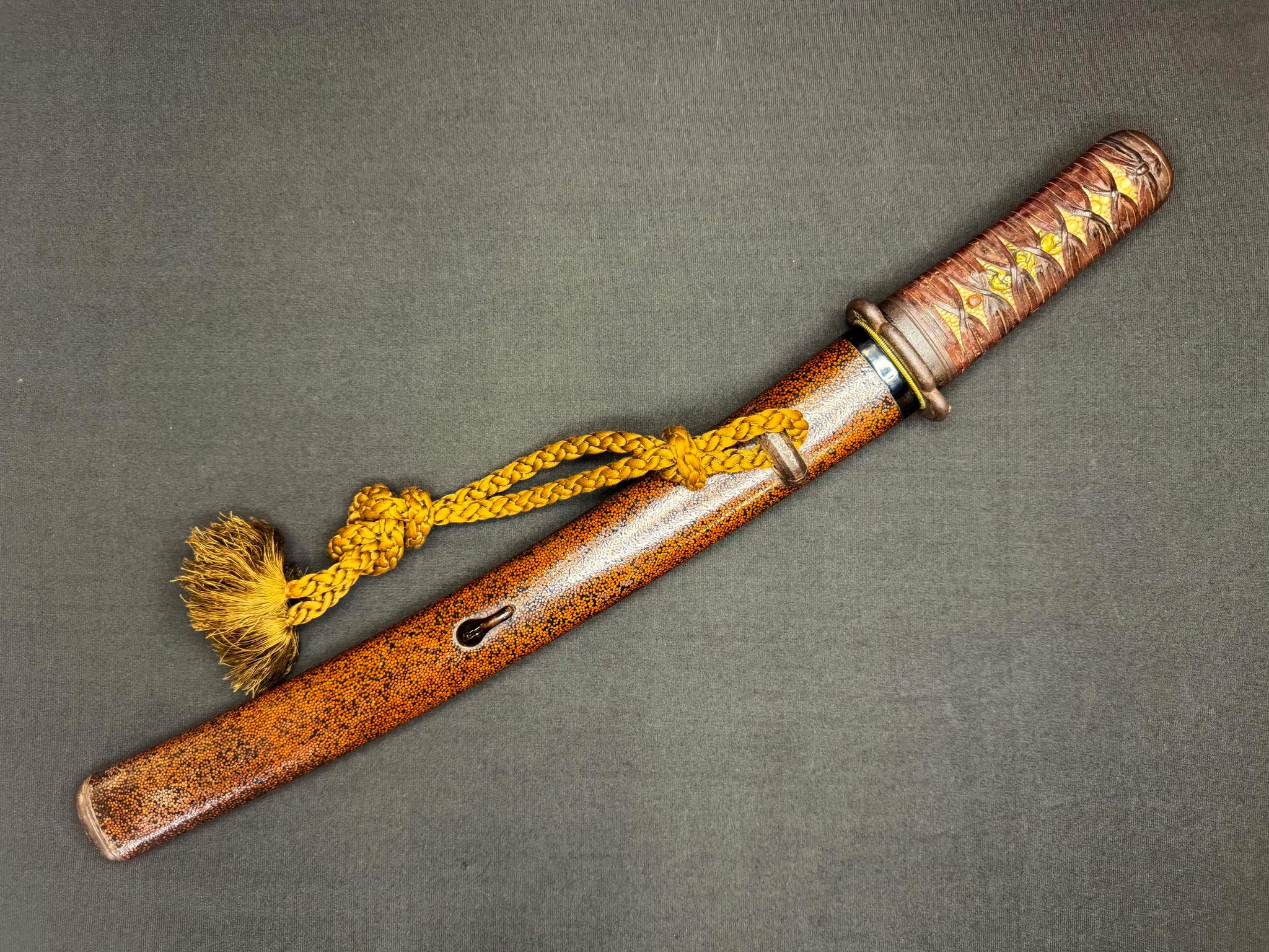 Antique Nihonto - okissaki Nagamaki naoshi in Wakizashi in Koshirae