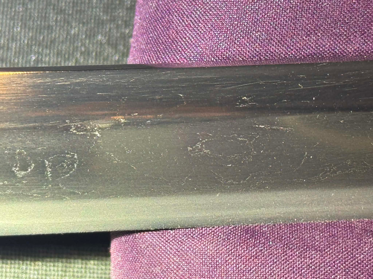 Antique Nihonto - VERY LONG Katana in Shirasaya - hagire