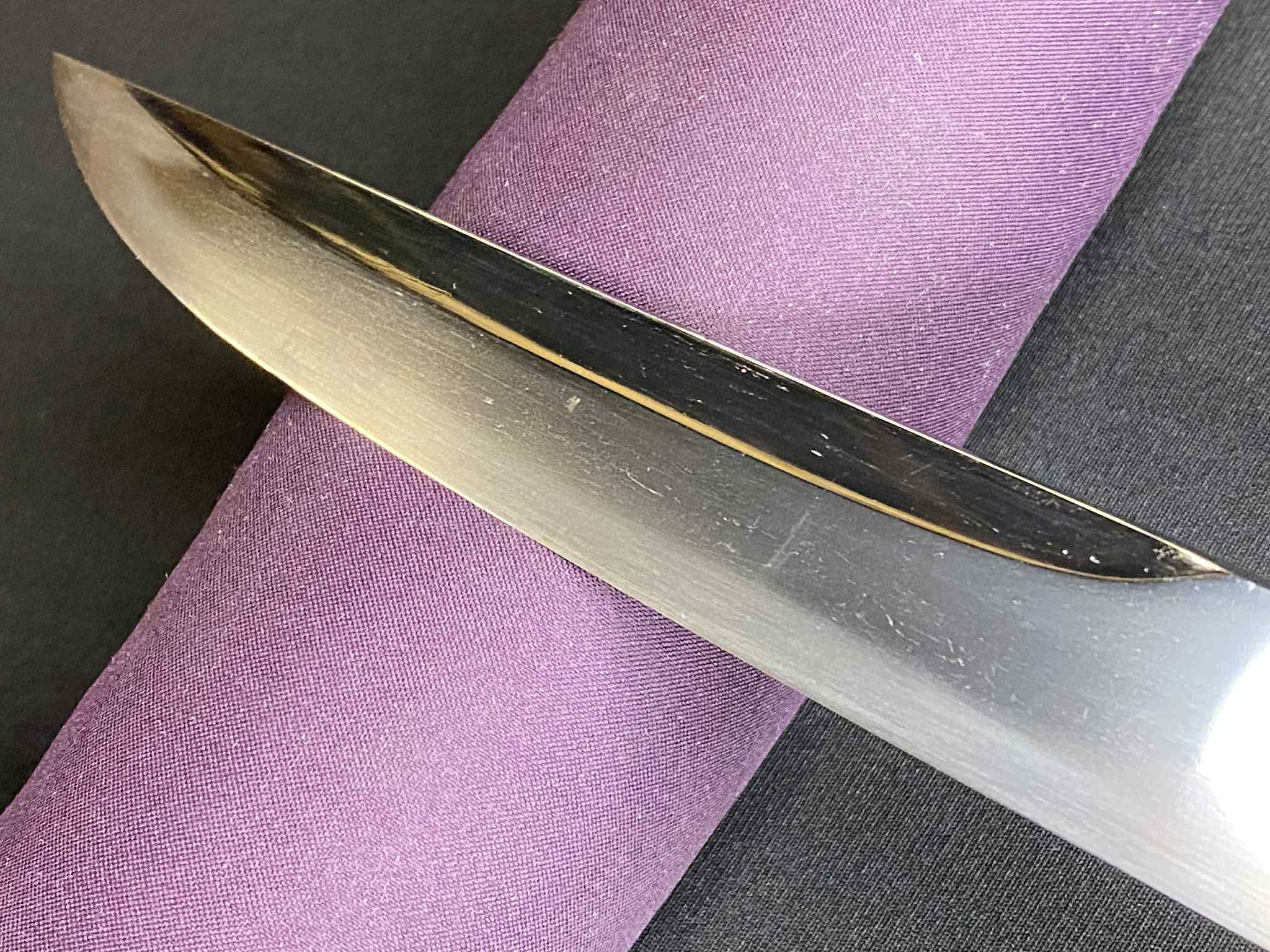 Antique Nihonto - Late Muromachi Eiroku Era (450 years old) Tanto in Koshirae, signed Kanemachi, NTHK certified