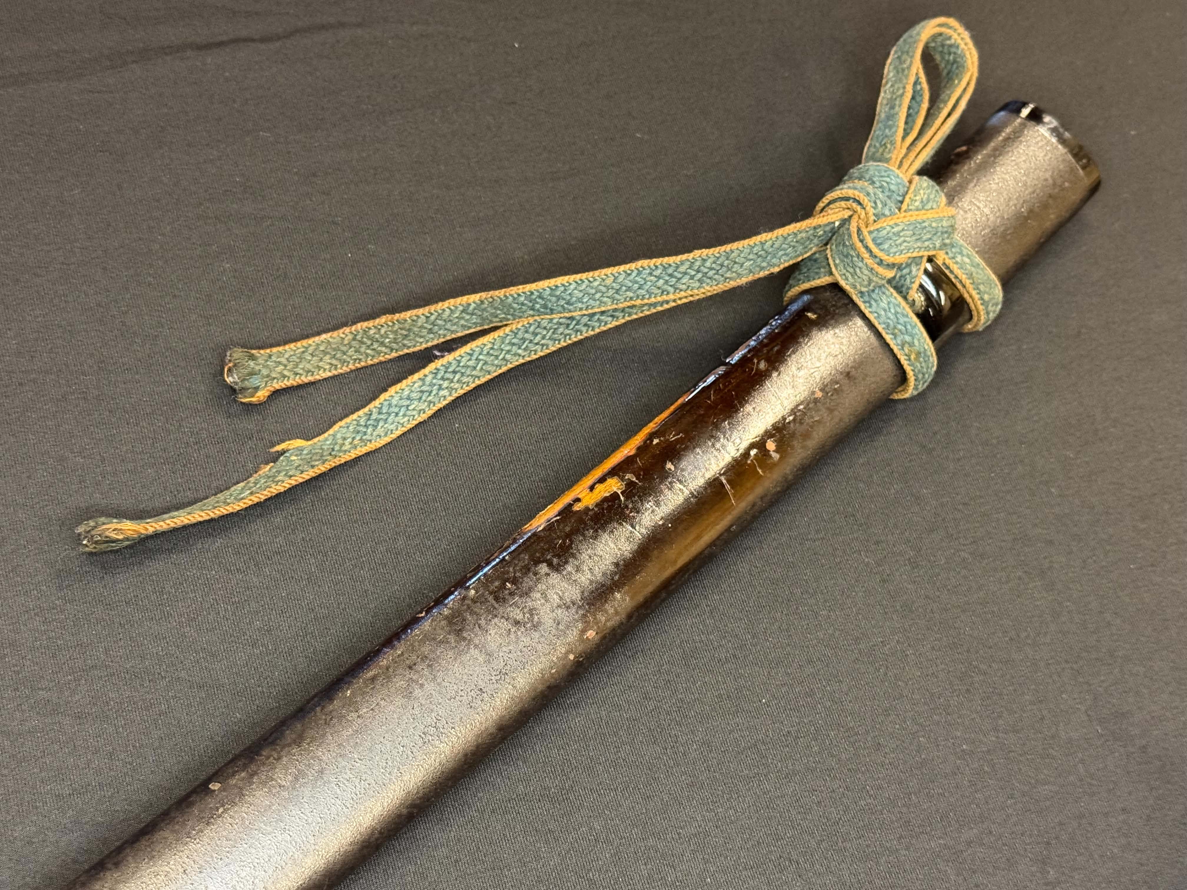 Antique Nihonto - LONG Late Edo Katana with Koshirae, NBTHK attributed to Banryusai Michitoshi