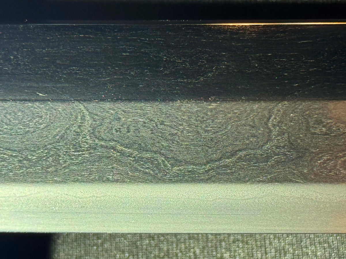 Antique Nihonto - Late Edo GIANT Katana with Koshirae, Signed Koshu Yori Katsuyamajo Minami Hisatsugu Saku Kore, Dated Tenpo 13 (1842) February, NBTHK Certified