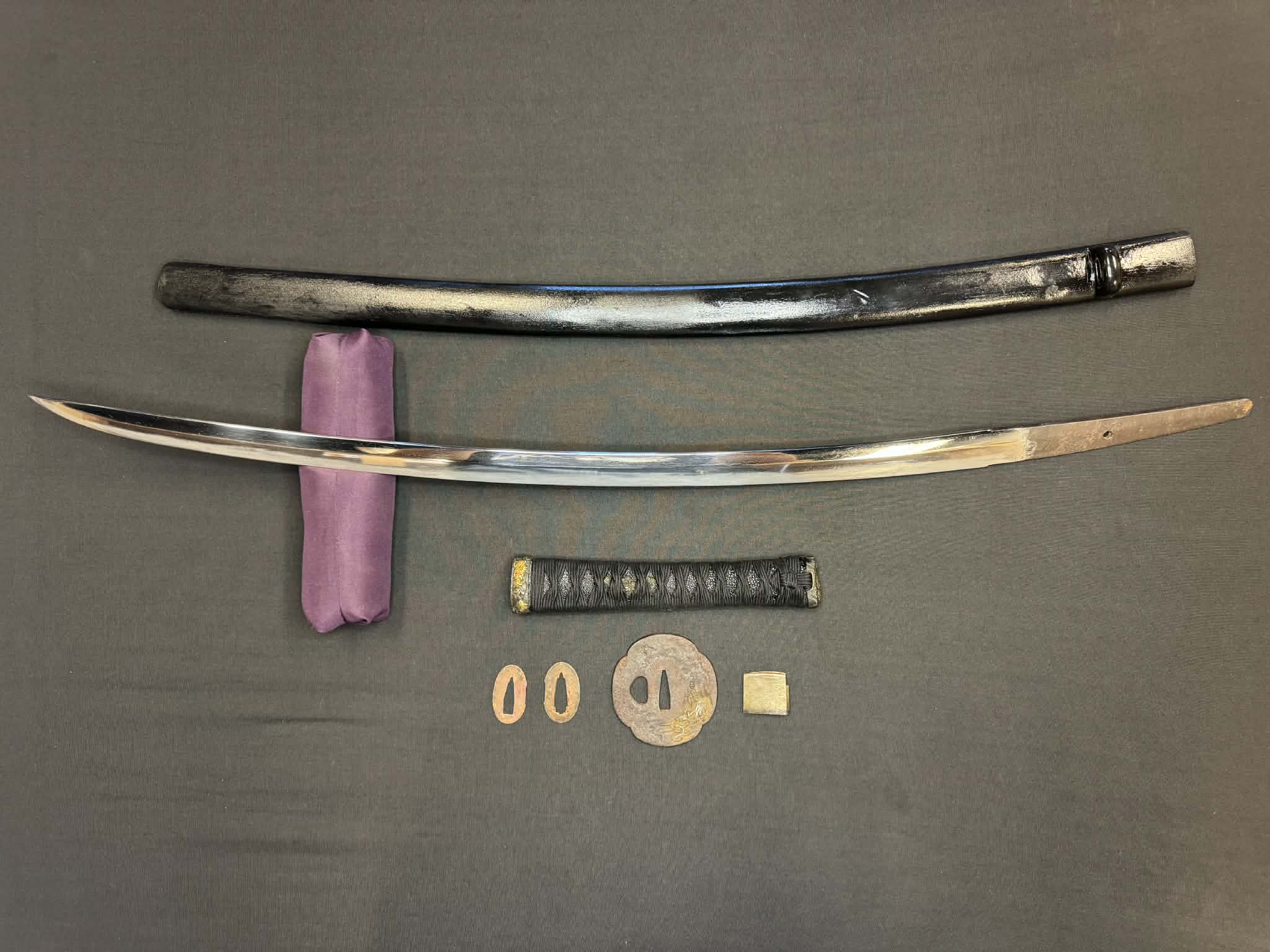 Antique Nihonto - wakizashi (Kodachi?) in Dragon-themed Koshirae