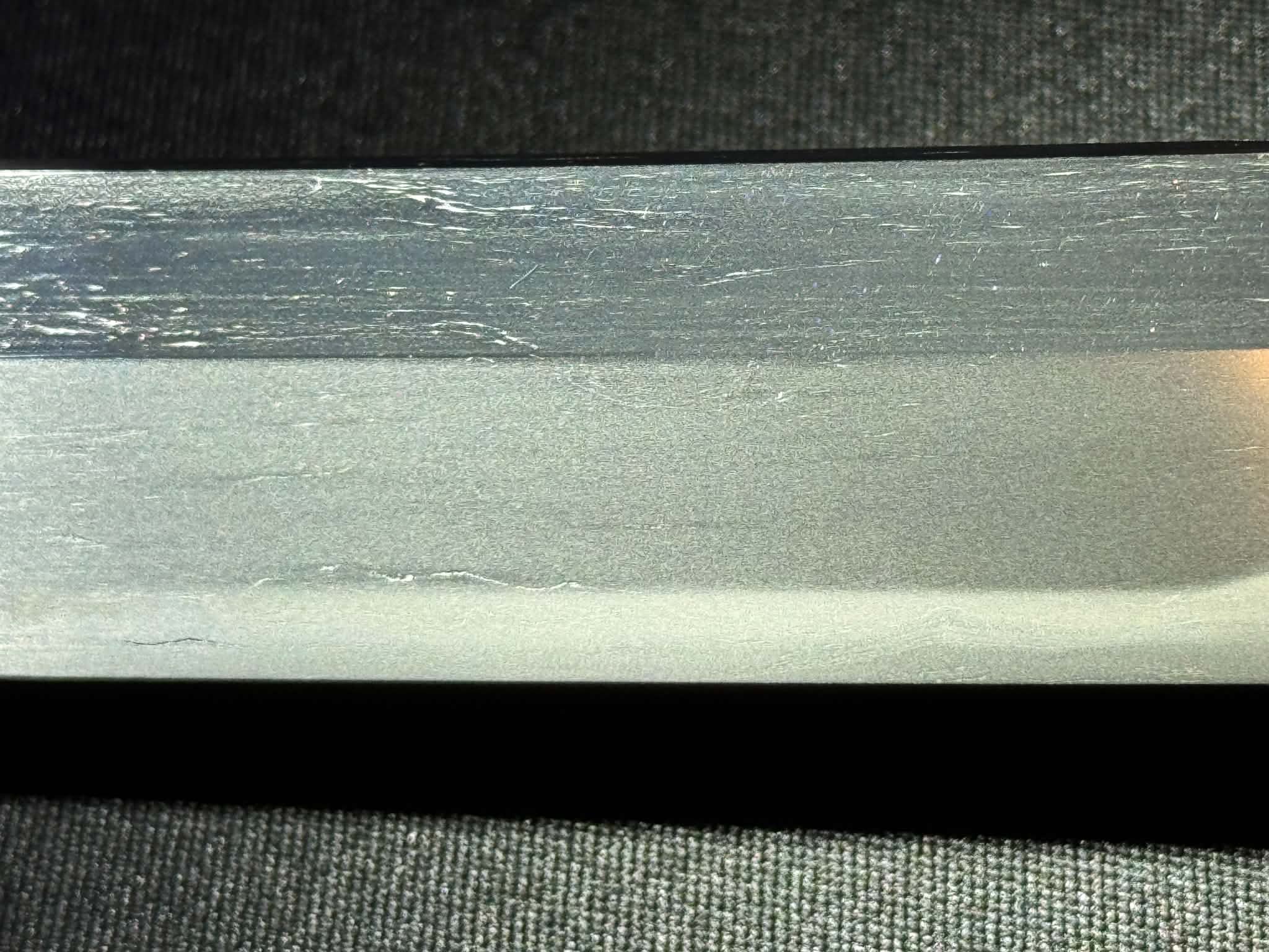 Antique Nihonto - Possible BATTLE DAMAGE Katana in Tachi Koshirae, signed Kunimune (unverified)