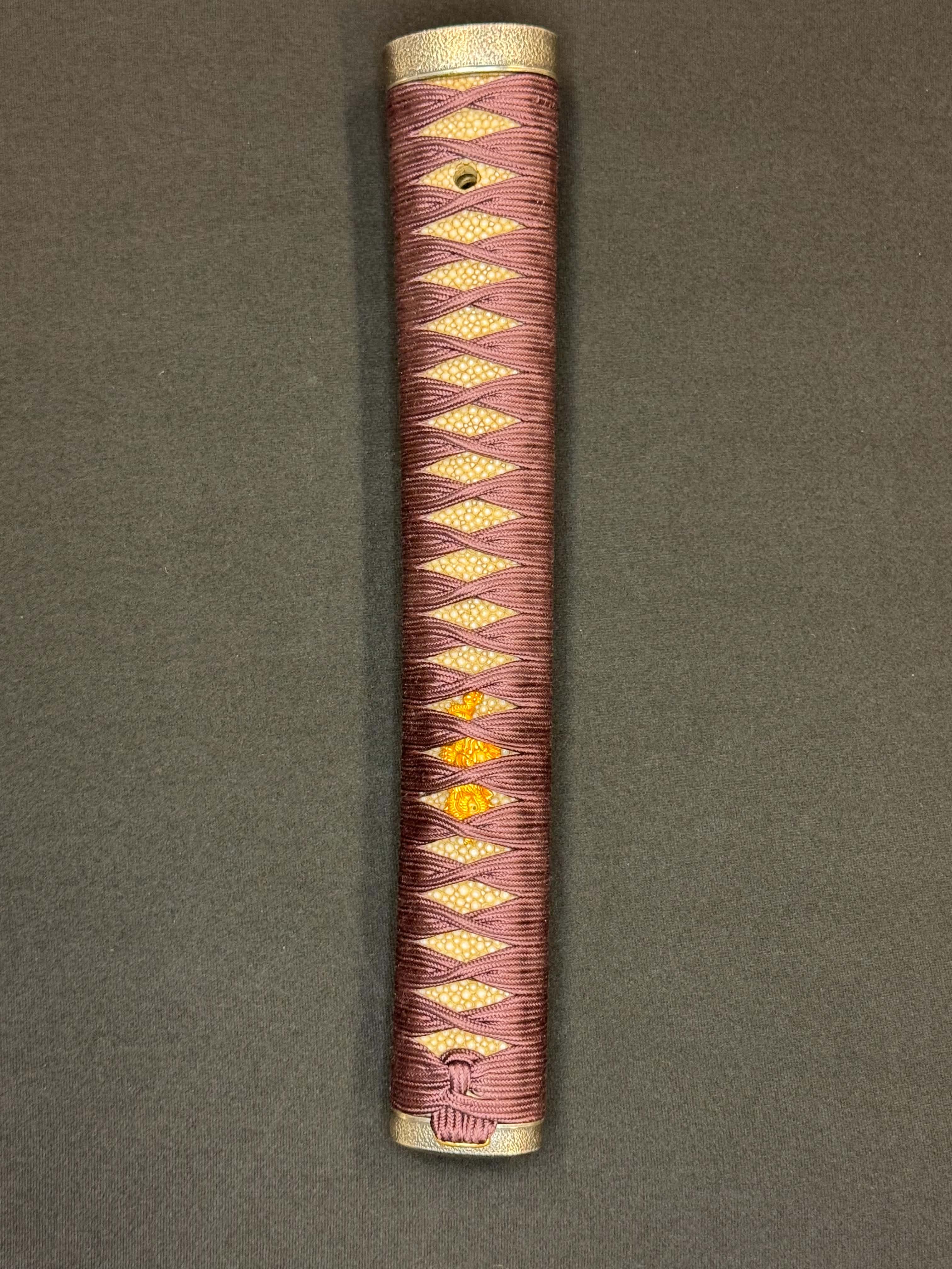 Antique Nihonto - Late Edo GIANT Katana with Koshirae, Signed Koshu Yori Katsuyamajo Minami Hisatsugu Saku Kore, Dated Tenpo 13 February, NBTHK Certified