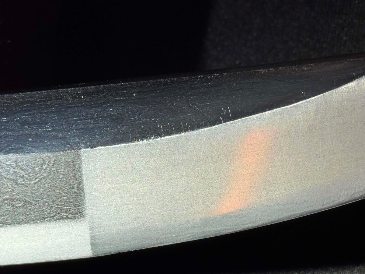 Antique Nihonto - Late Edo GIANT Katana with Koshirae, Signed Koshu Yori Katsuyamajo Minami Hisatsugu Saku Kore, Dated Tenpo 13 (1842) February, NBTHK Certified