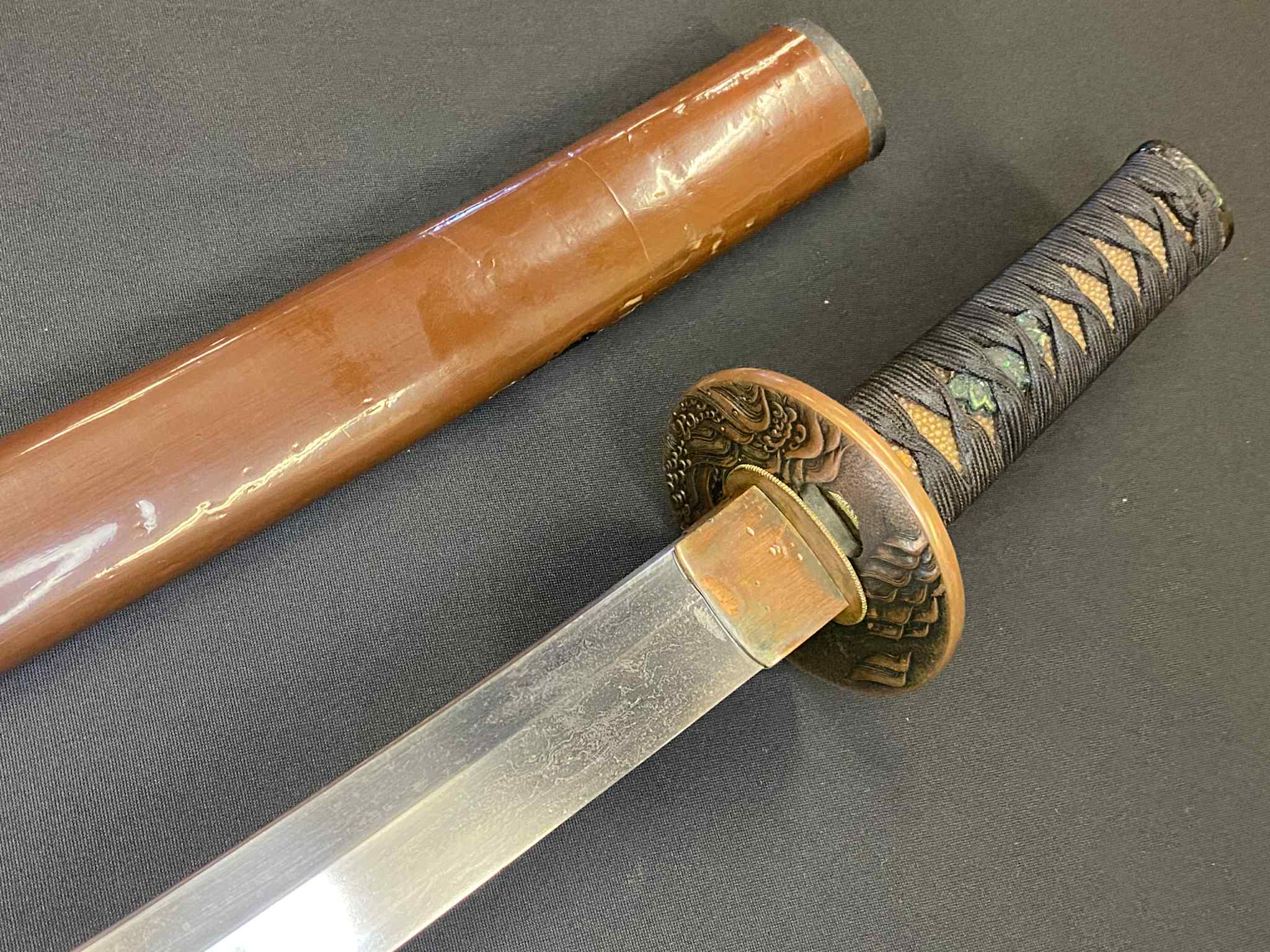 Antique Nihonto - Wakizashi in Koshirae- Late Muromachi Period (4-500 years old)
