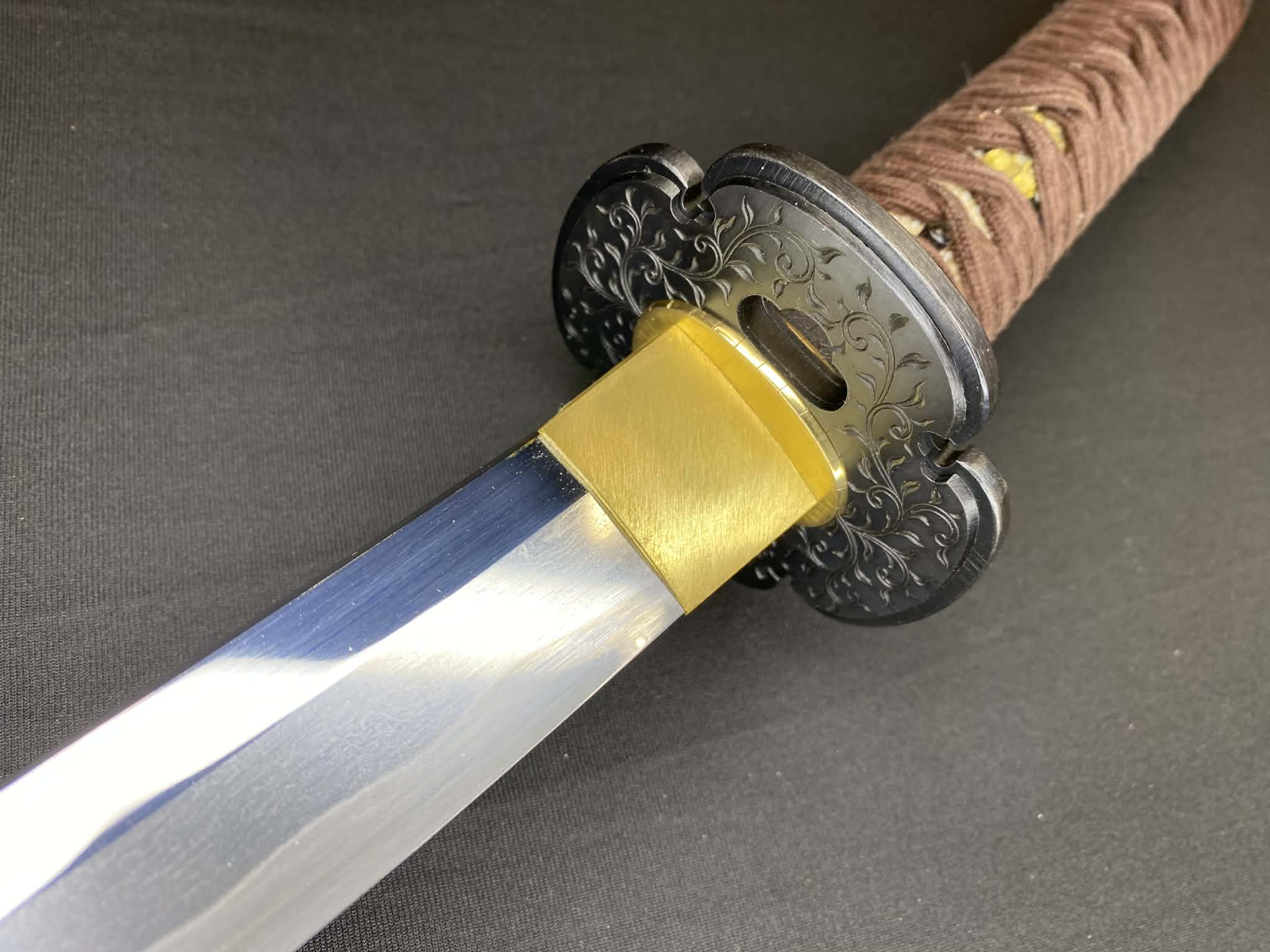 Masterwork Phoenix Armory Katana - Scarlet Vanguard Handachi Folded Steel