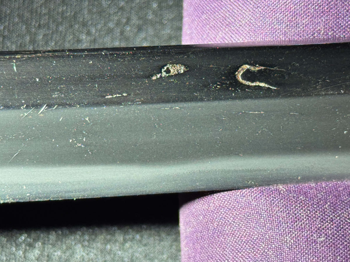 Antique Nihonto - Late Muromachi (500 years old) Katana in Shirasaya, Partial Signature and Dated, NTHK Attributed to Den Bizen Osafune Kiyomitsu