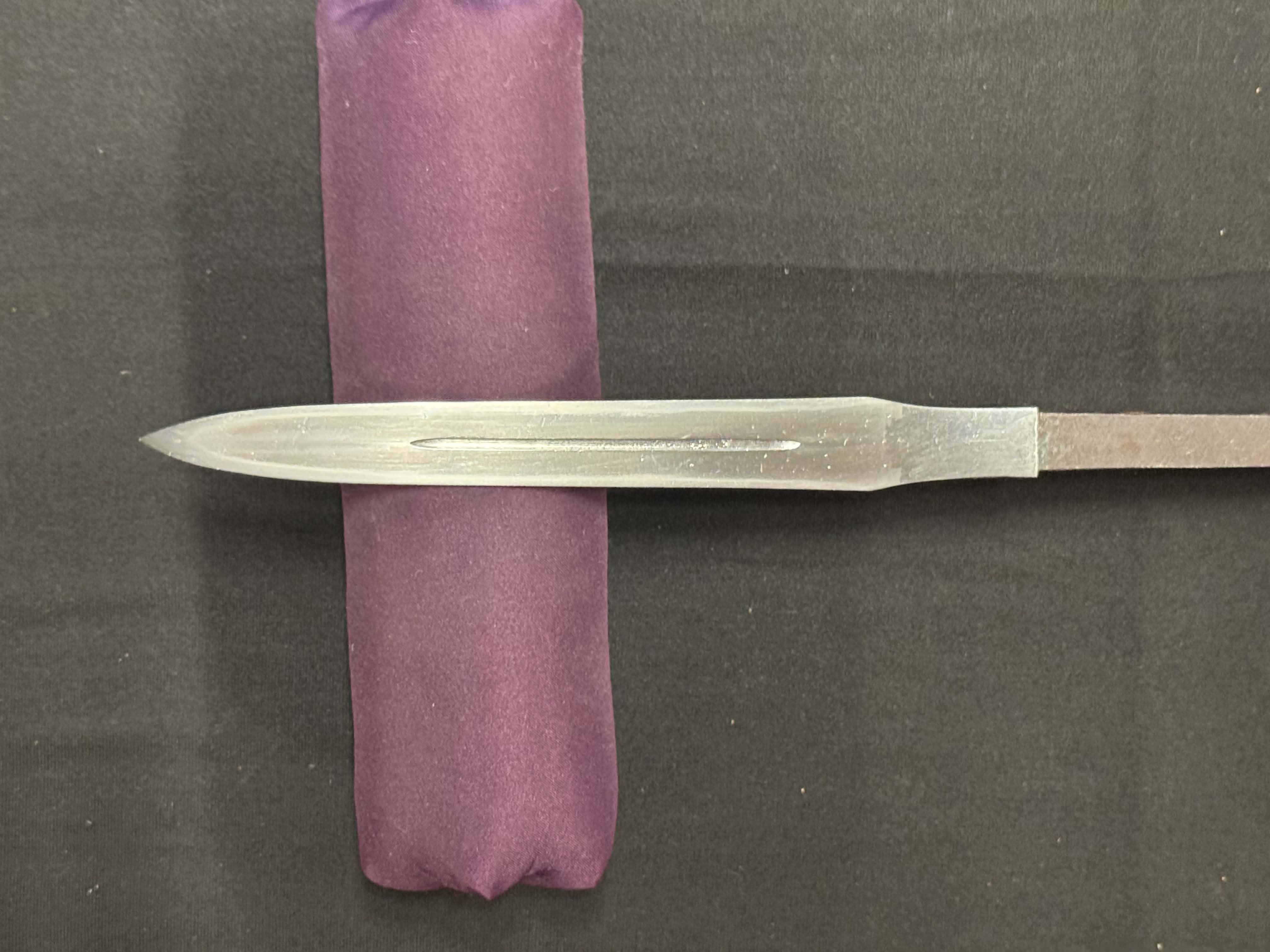 CONSIGNMENT Antique Nihonto - Yari in Shirasaya, signed Sagami no Kami Fujiwara Masatsune, NBTHK certified