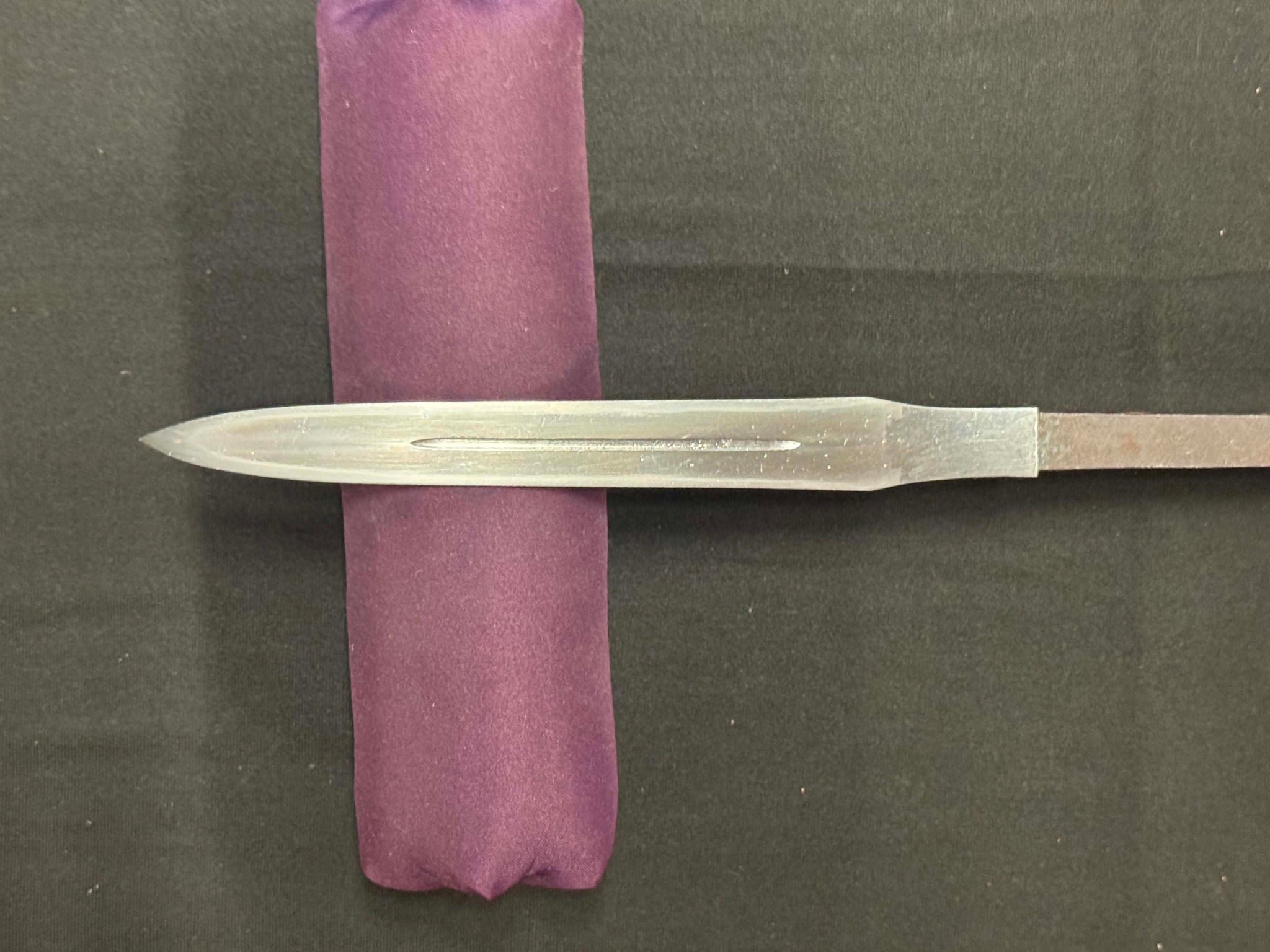 CONSIGNMENT Antique Nihonto - Yari in Shirasaya, signed Sagami no Kami Fujiwara Masatsune, NBTHK certified