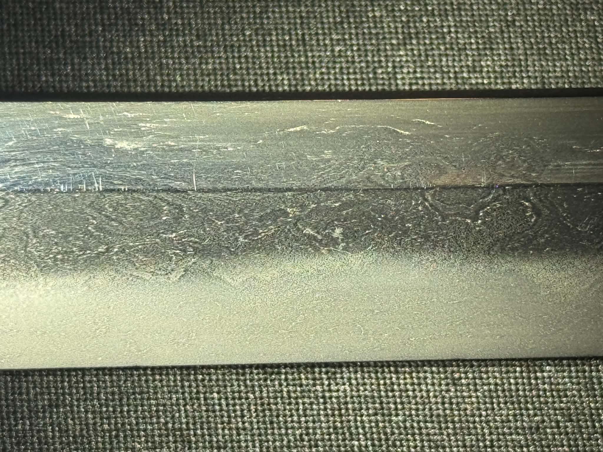 Antique Nihonto - Wakizashi in Koshirae, possible hidden Christian Tsuba