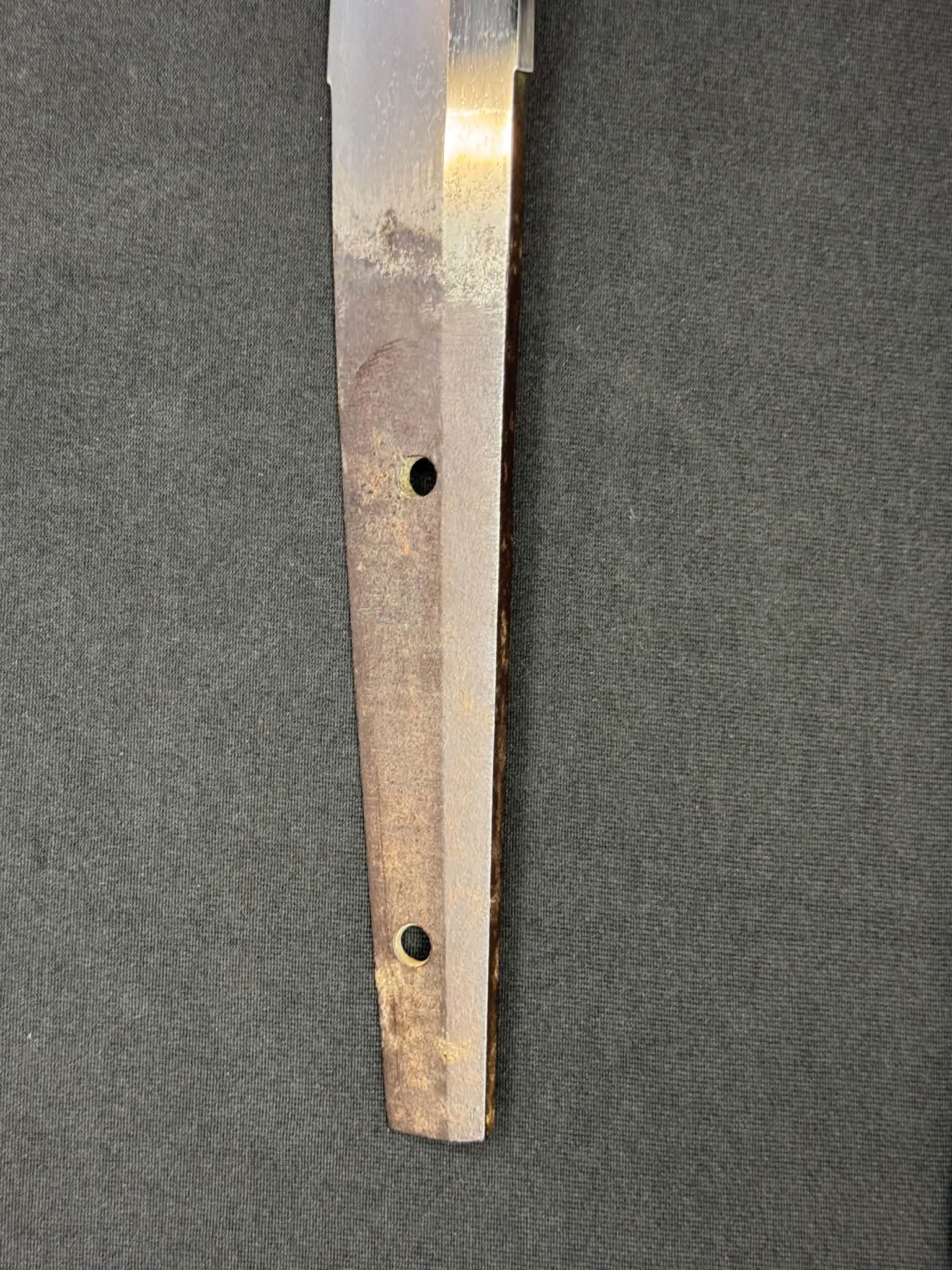 Antique Nihonto - Daishou Katana (NBTHK attributed to Fujiwara Takada) and Wakizashi (NBTHK attributed to Echizen Seki) in Handachi Koshirae