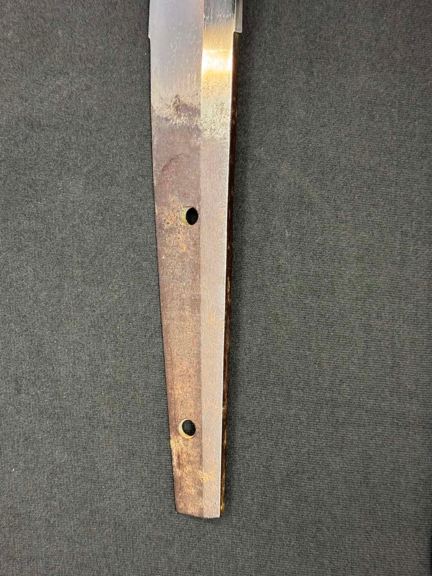 Antique Nihonto - Daishou Katana (NBTHK attributed to Fujiwara Takada) and Wakizashi (NBTHK attributed to Echizen Seki) in Handachi Koshirae