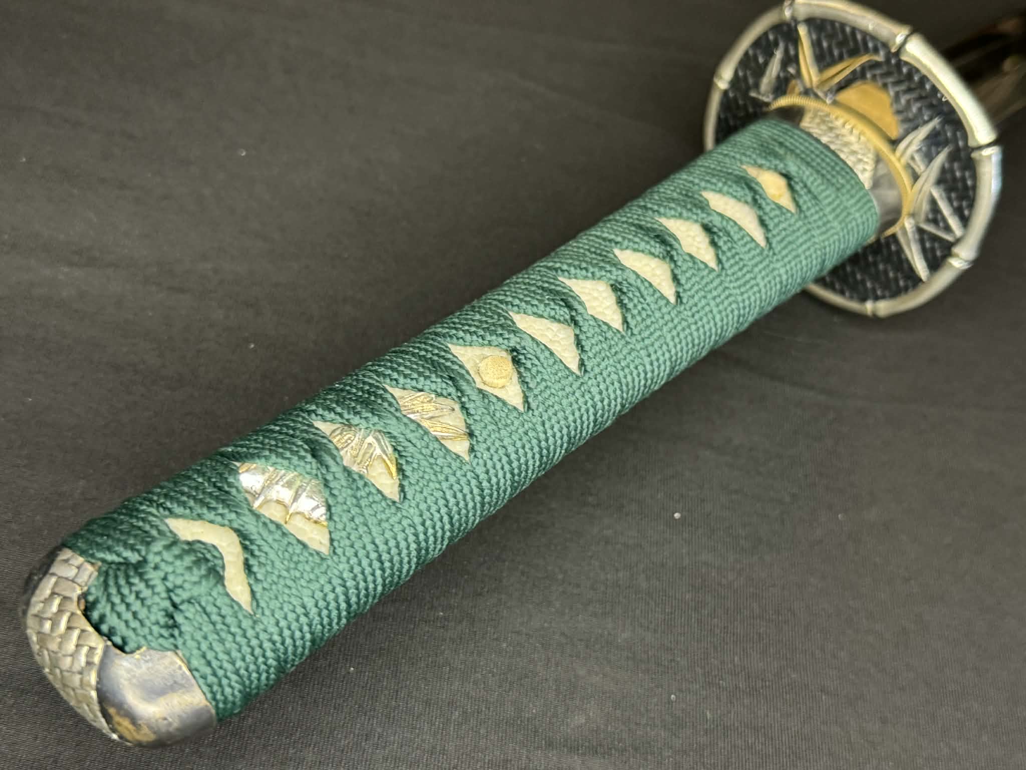 Legacy Steel Bamboo Iris Reaper Wakizashi  - 1095 Clay Tempered Shobu Zukuri Suguha