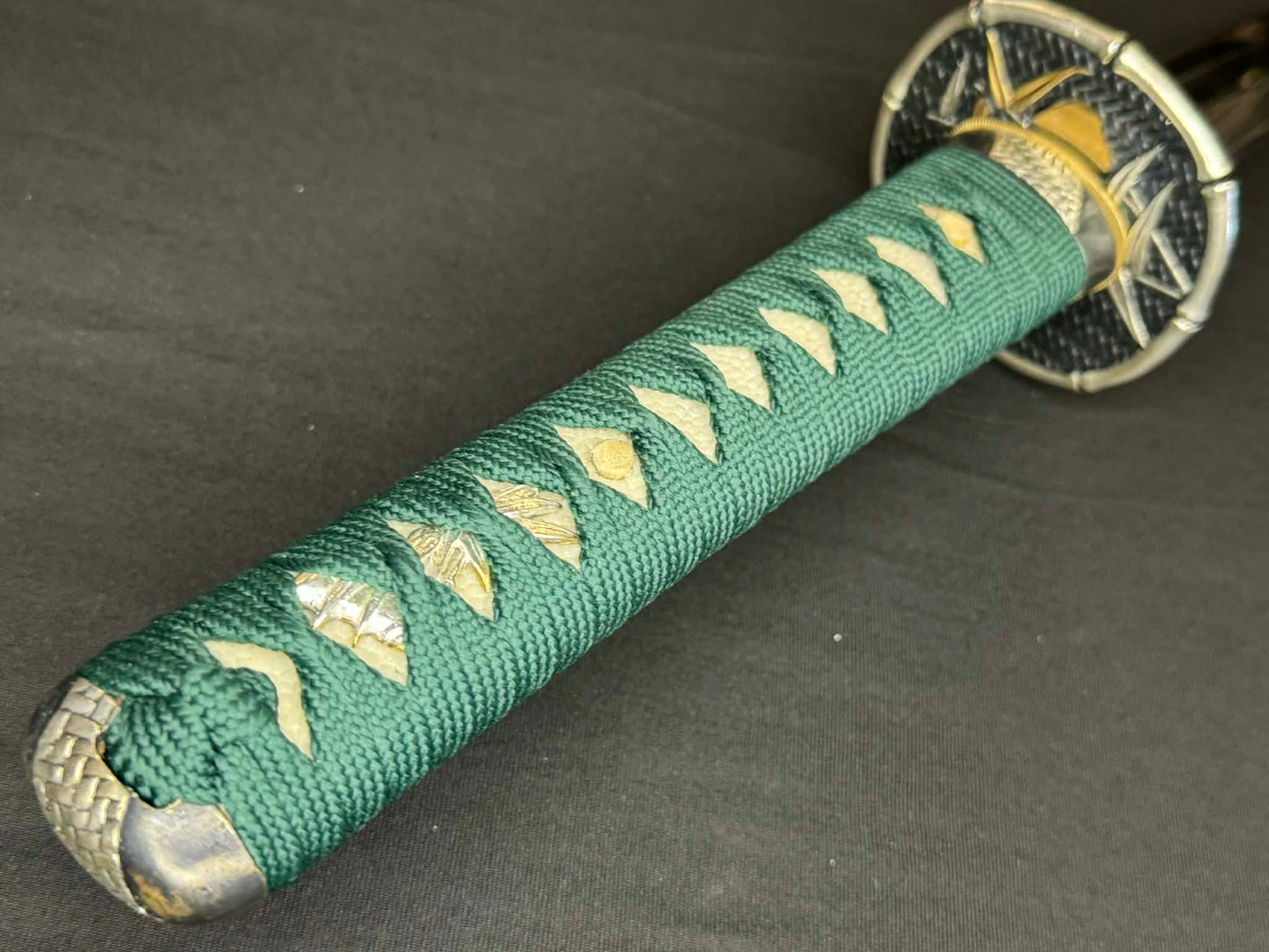 Legacy Steel Bamboo Iris Reaper Wakizashi  - 1095 Clay Tempered Shobu Zukuri Suguha