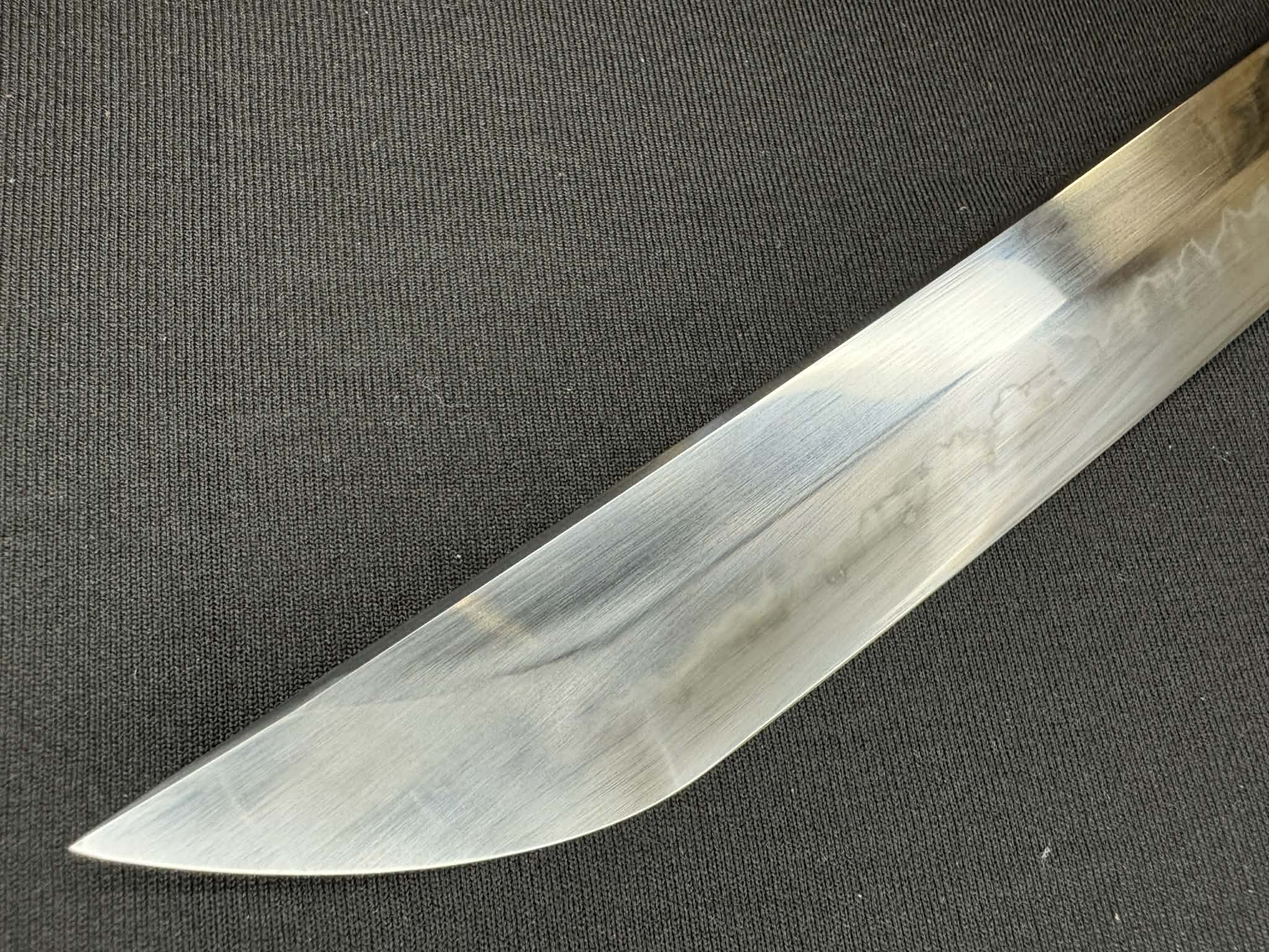 Moritaka Razor Prestige Katana - Crimson Dragon - Clay-Tempered T10 Choji hamon, Hazuya Polish