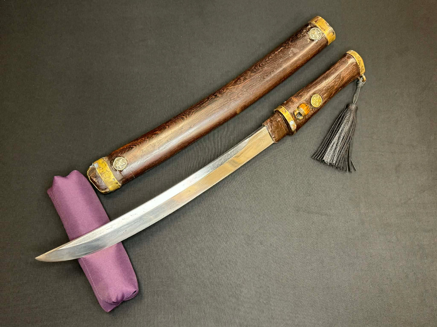 Antique Nihonto - Shobu wakizashi in Koshirae