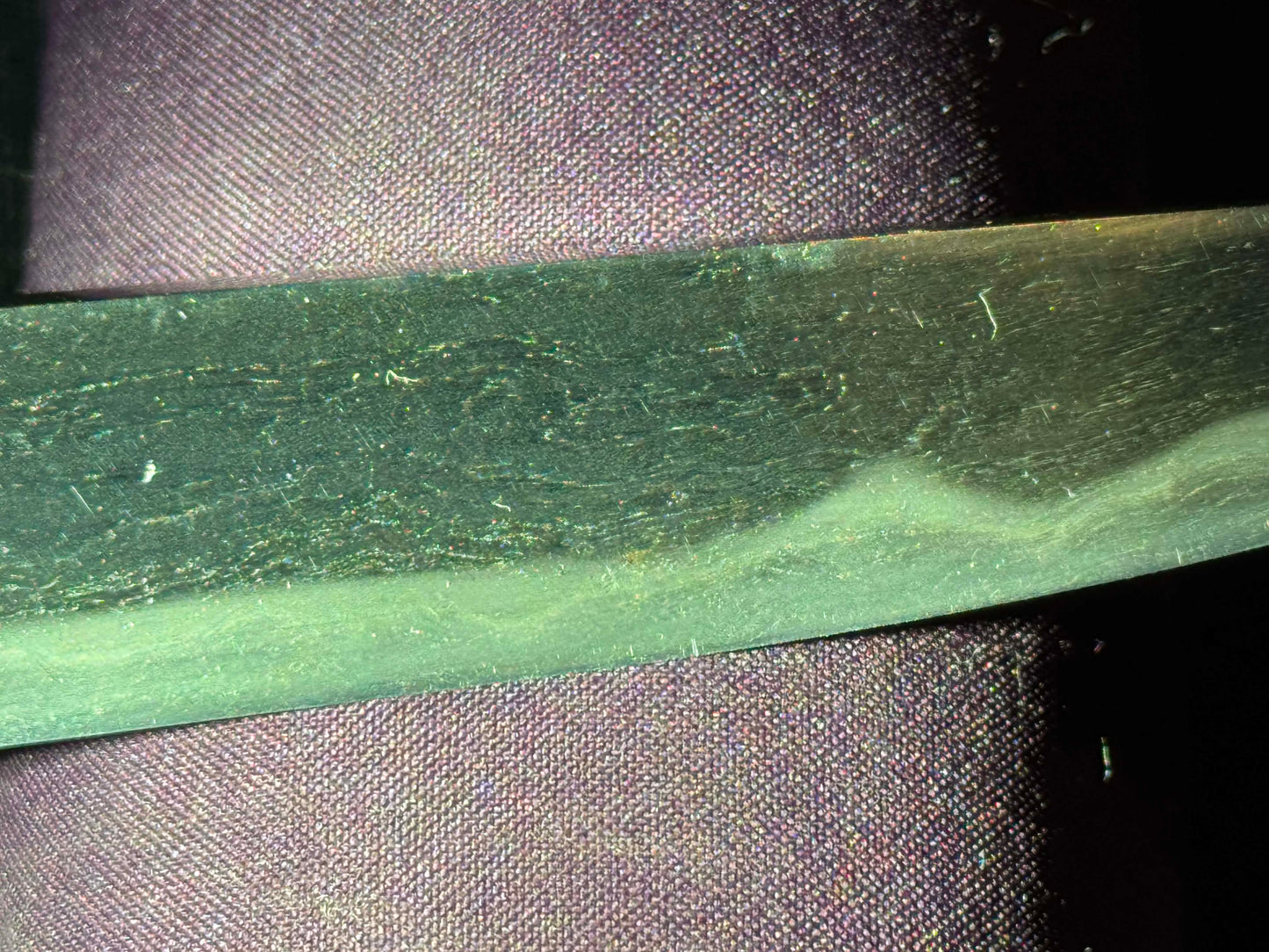 Antique Nihonto - Tanto with prominent jihada in Kaiken Koshirae