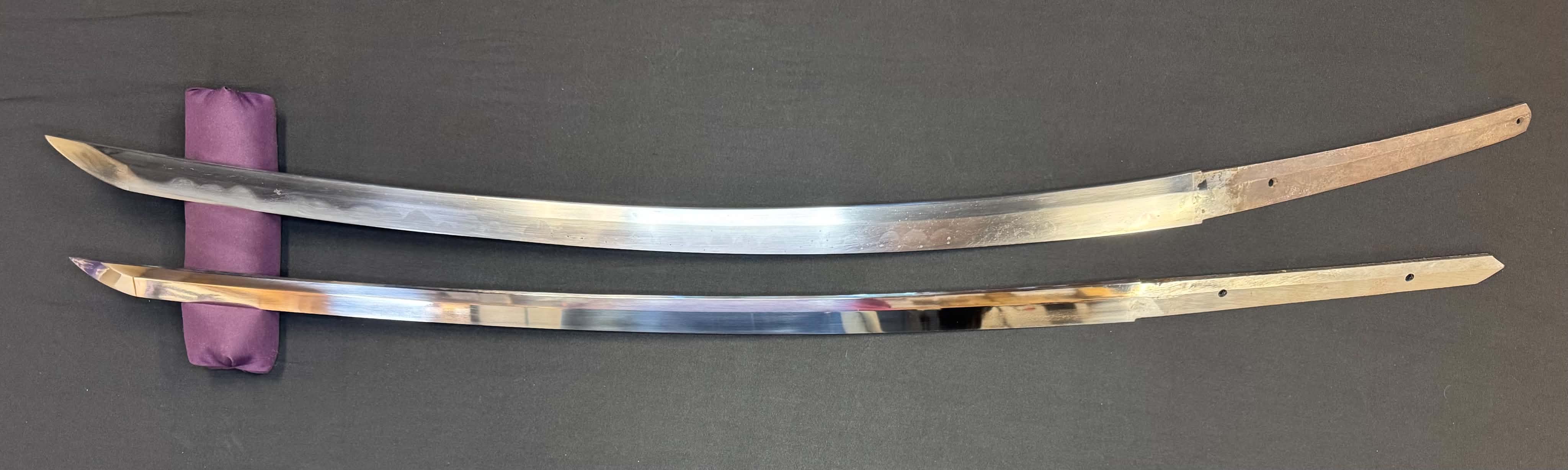Antique Nihonto - LONG VERY WIDE Katana in Koshirae