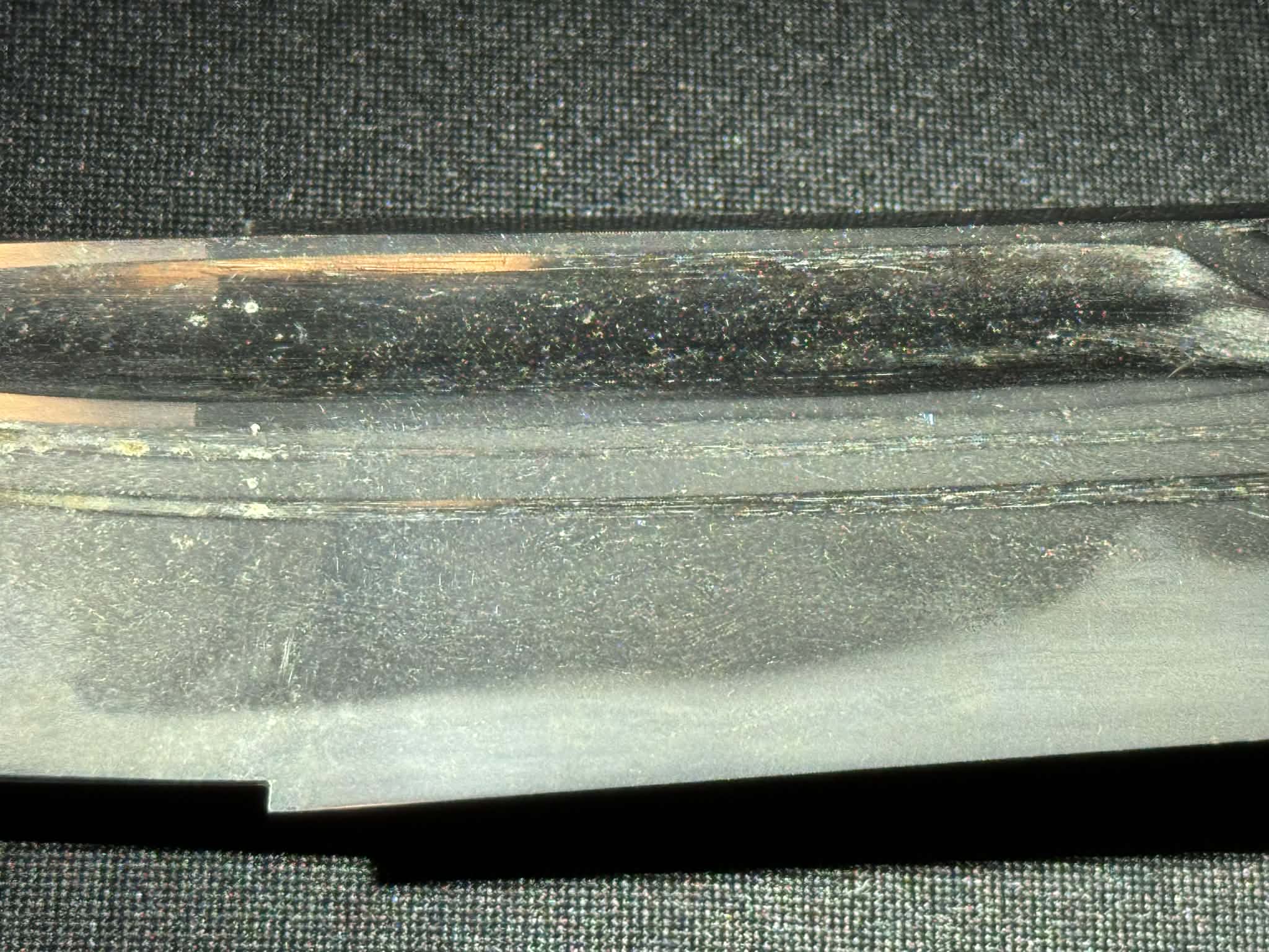 Antique Nihonto - Naginata Naoshi Wakizashi in Shirasaya - signed Echizen Kuni Ju Kanenori, NBTHK certified