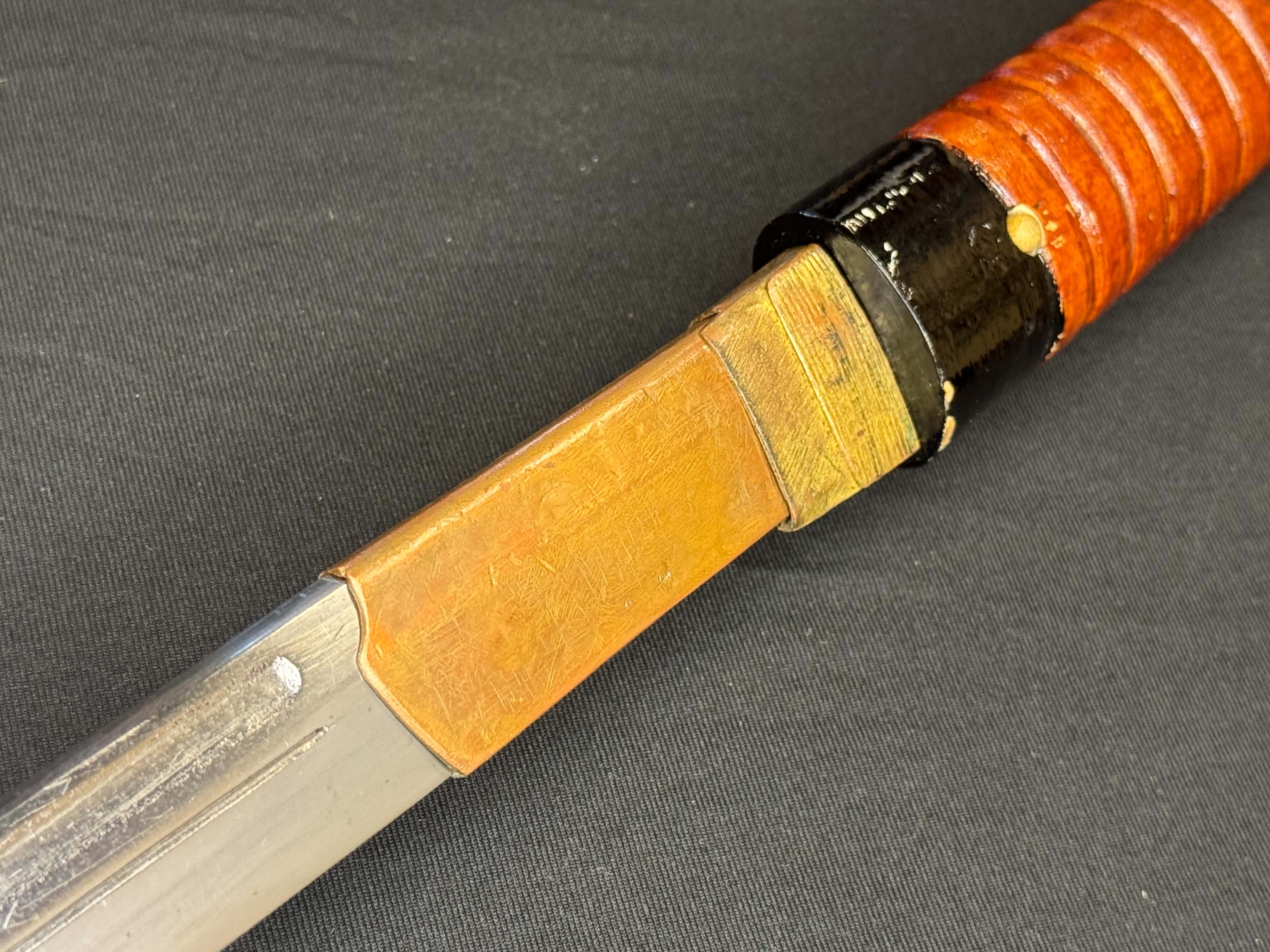 Antique Nihonto - Long Habaki Naginata in Koshirae