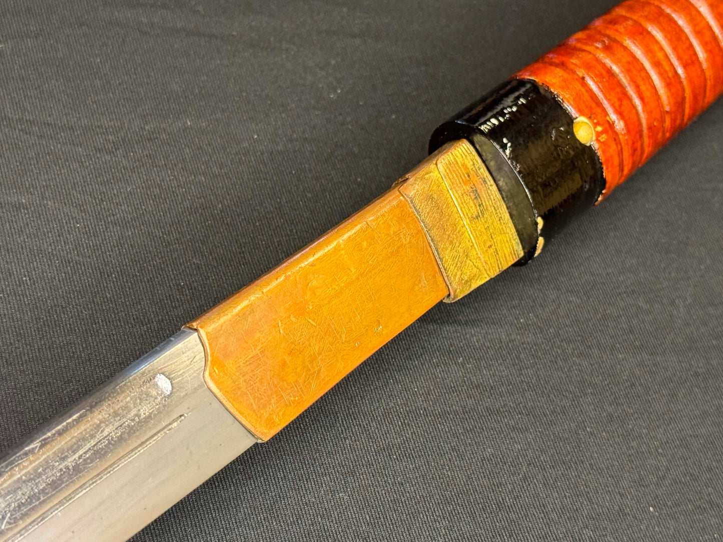 Antique Nihonto - Long Habaki Naginata in Koshirae