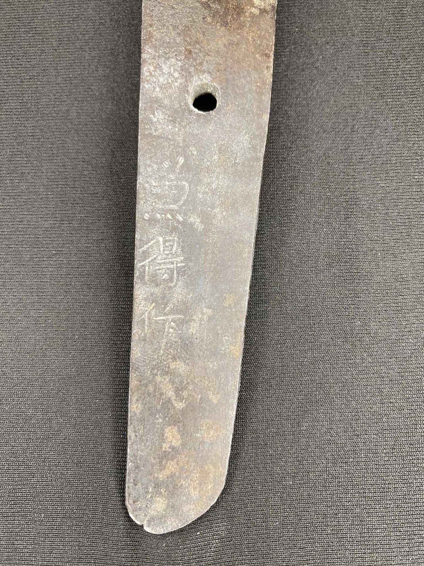 Antique Nihonto - Thick, Very Wide Wakizashi in Shirasaya - signed Kanenari