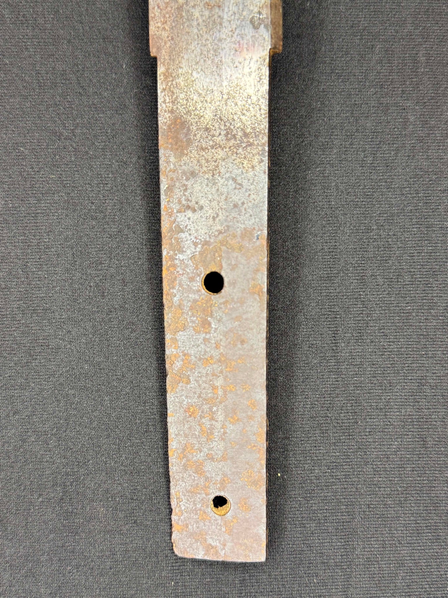 Antique Nihonto - Naginata Naoshi Wakizashi in Shirasaya, signed Soshu Ise Daijo (unverified)