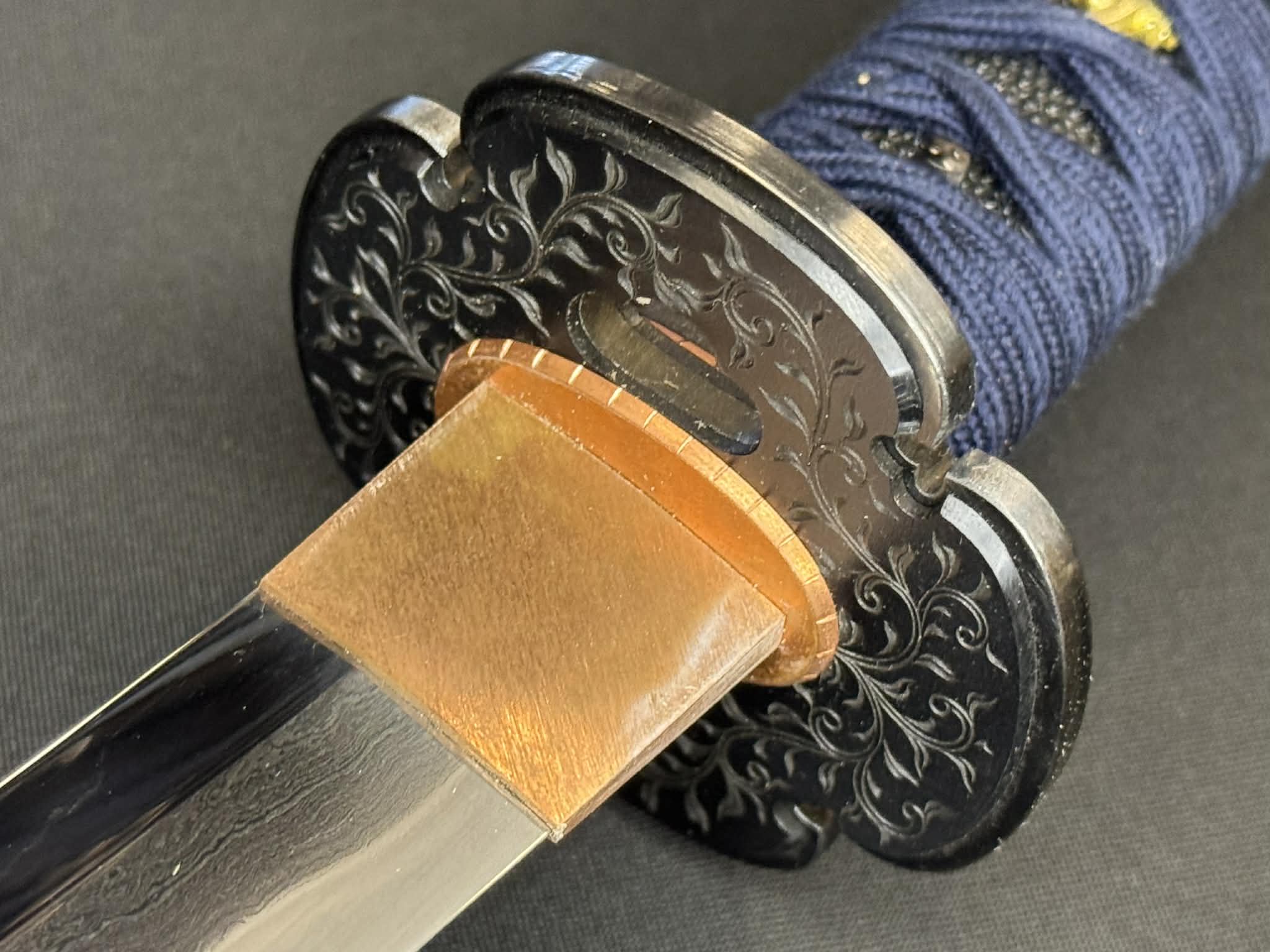 Masterwork Phoenix Armory Katana - Sky Vanguard Handachi Folded Steel