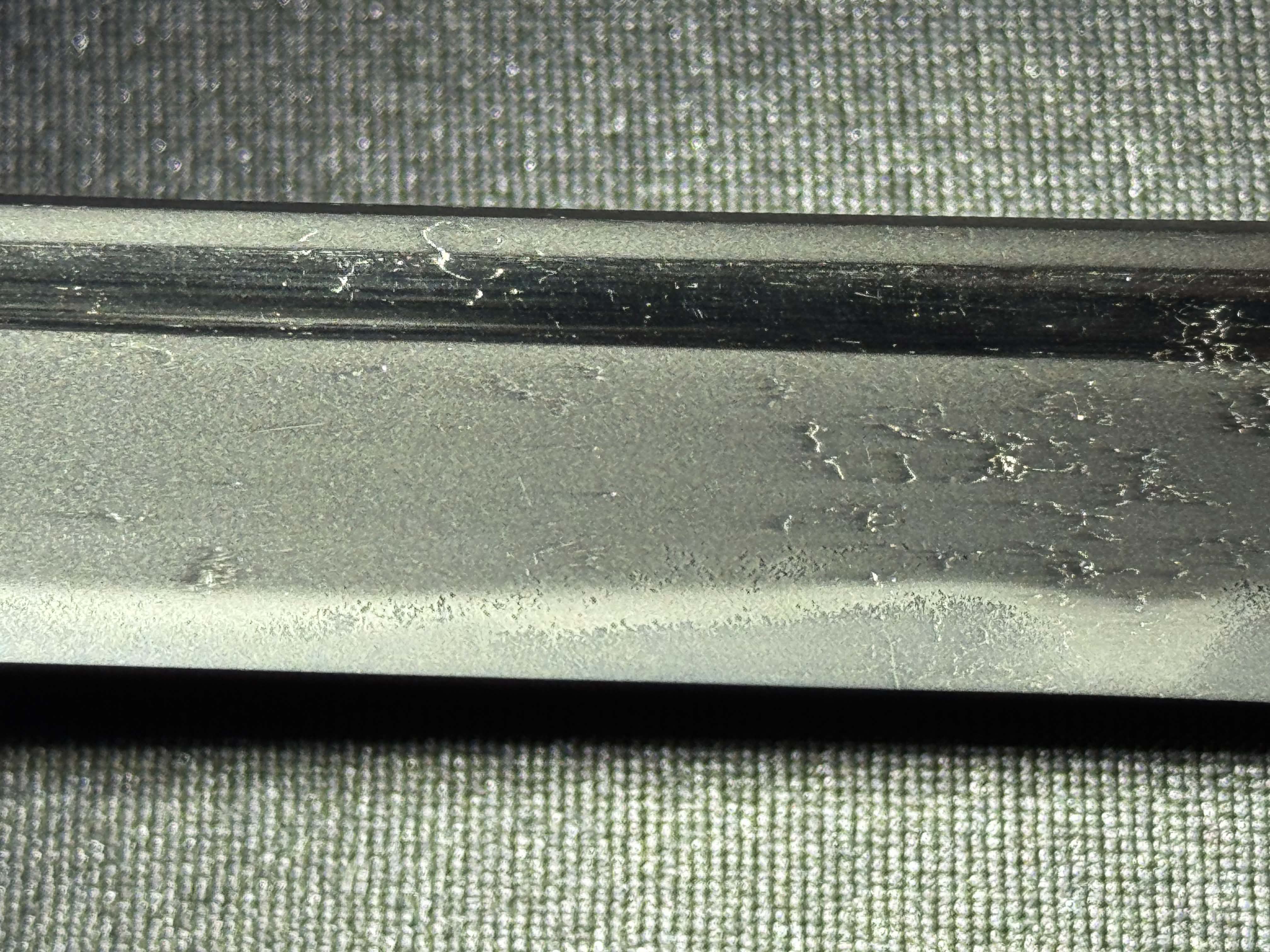 Antique Nihonto - Tanto on Shirasaya, signed Yukimitsu, certified by NBTHK