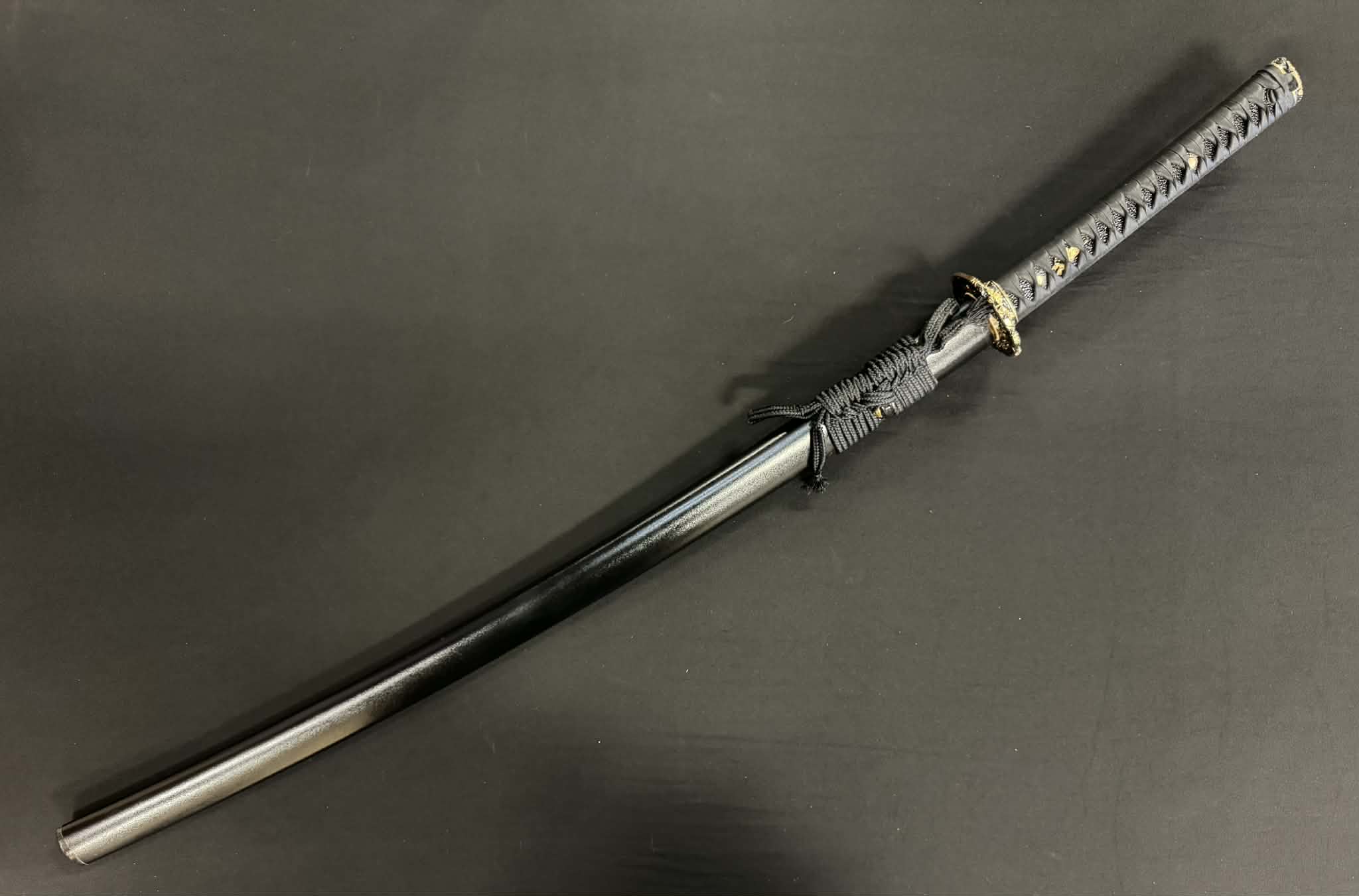 Moritaka Razor Prestige Katana - Midnight Spring - Clay-Tempered T10 Choji hamon, Hazuya Polish