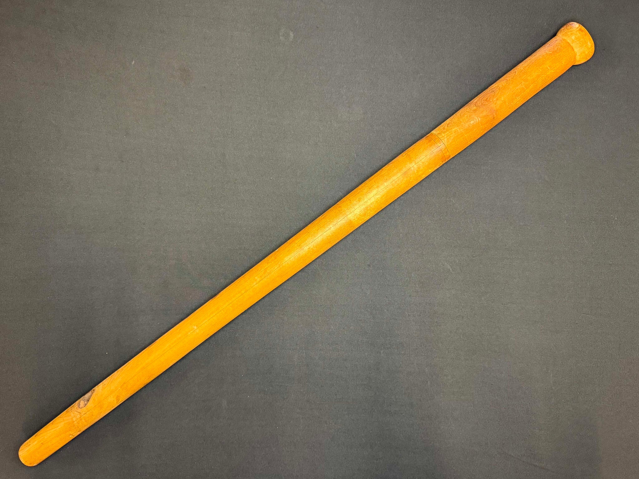 Antique Nihonto - Sankaku Yari in Shikomizue mounts (Stick Sword), signed -tsune