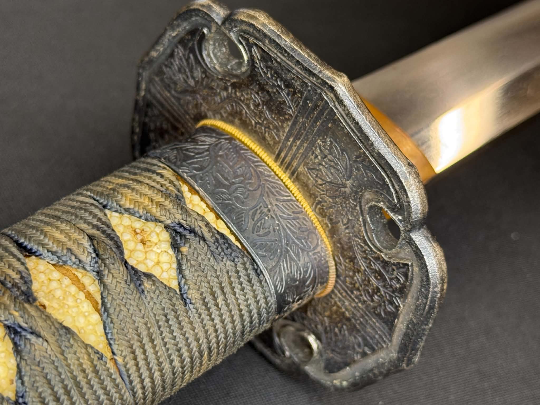 Antique Nihonto - Katana with Tachi Koshirae, Toensha Attributed to Bizen Yoshimitsu