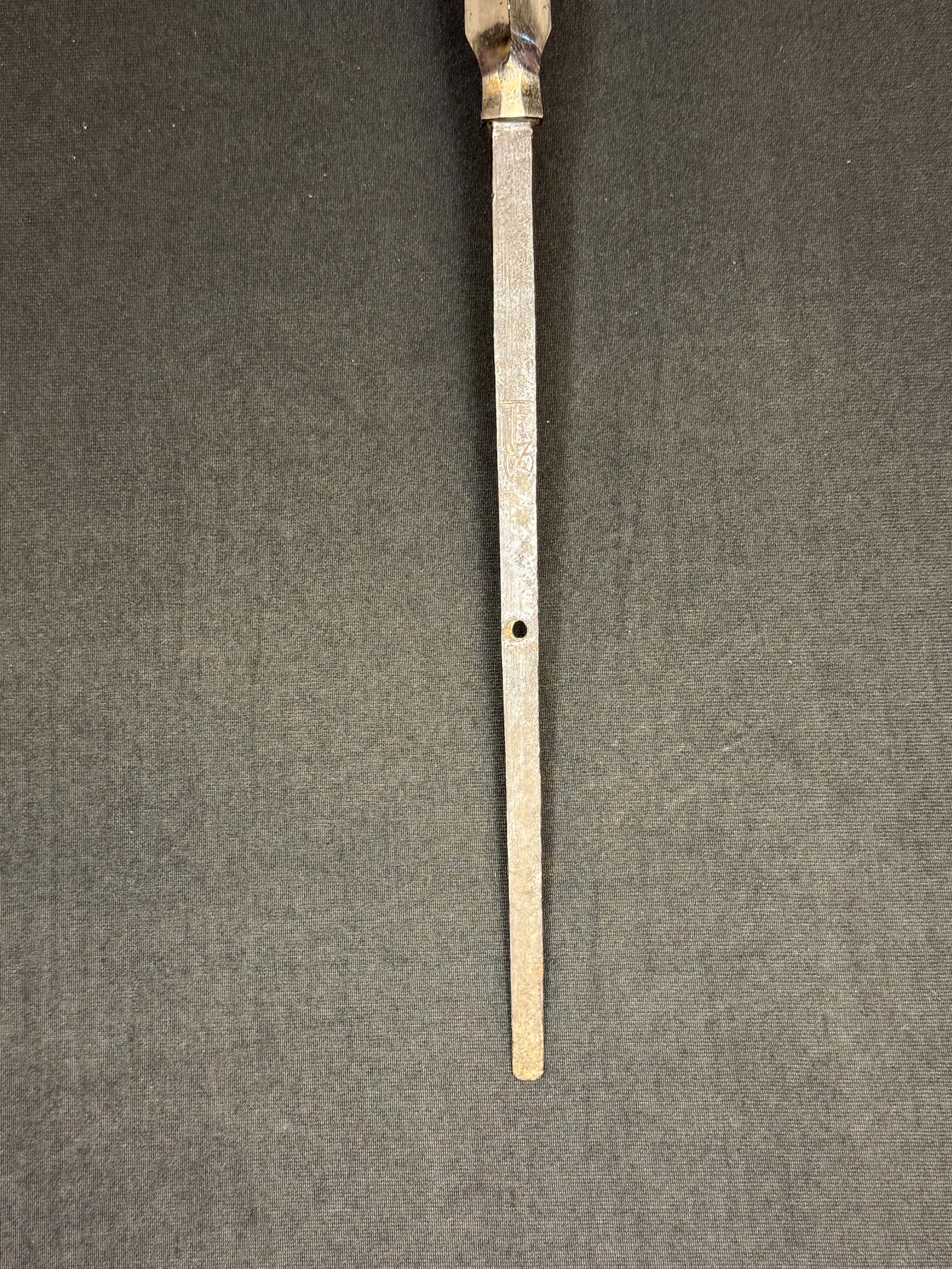 CONSIGNMENT Antique Nihonto - Yari in Shirasaya, signed Shimosaka