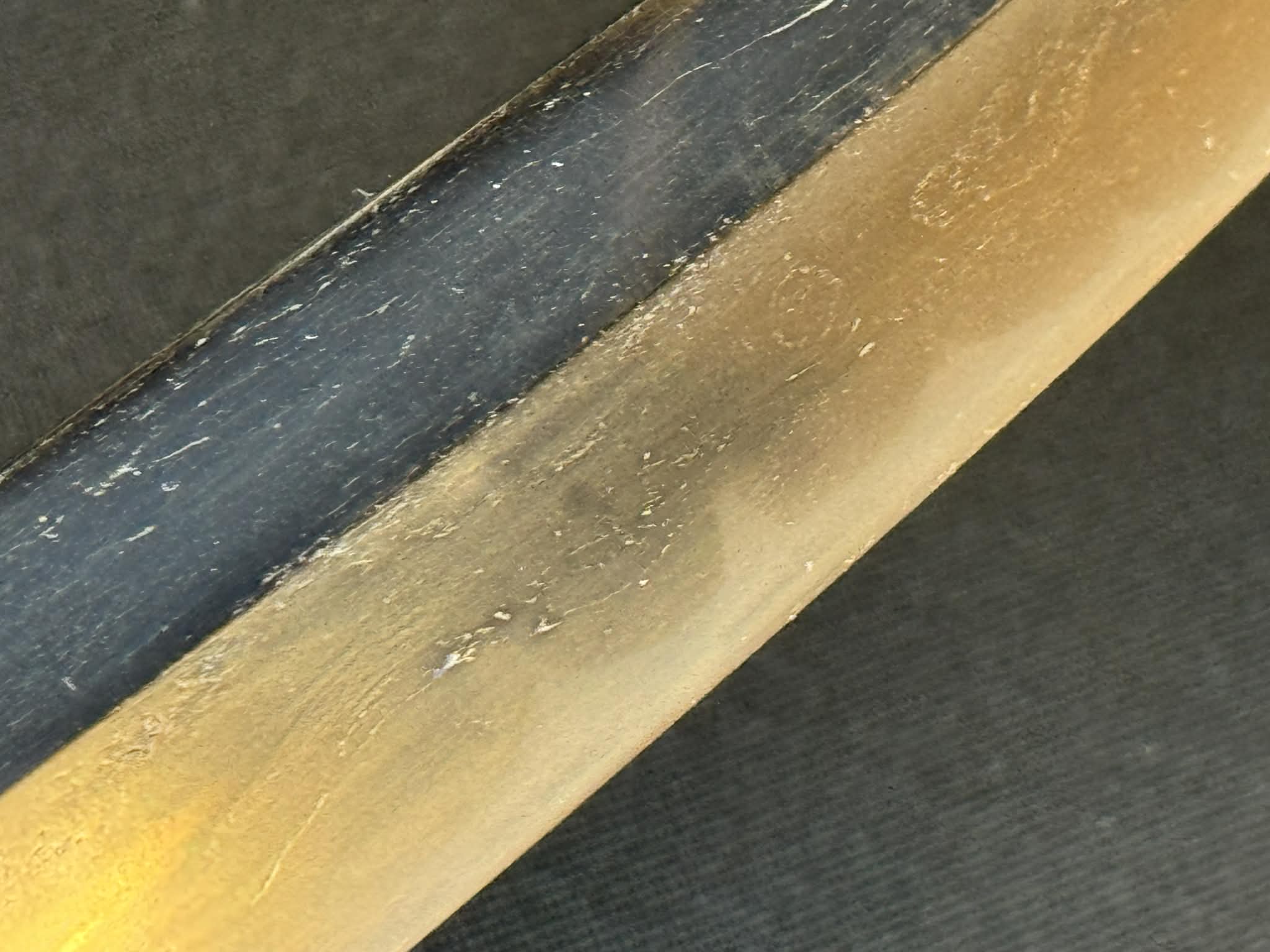 Antique Nihonto - Late Muromachi (450-500 years old) Nagamaki Naoshi Katana, signed Mitsunaga - NBTHK attributed to Mino Senjuin