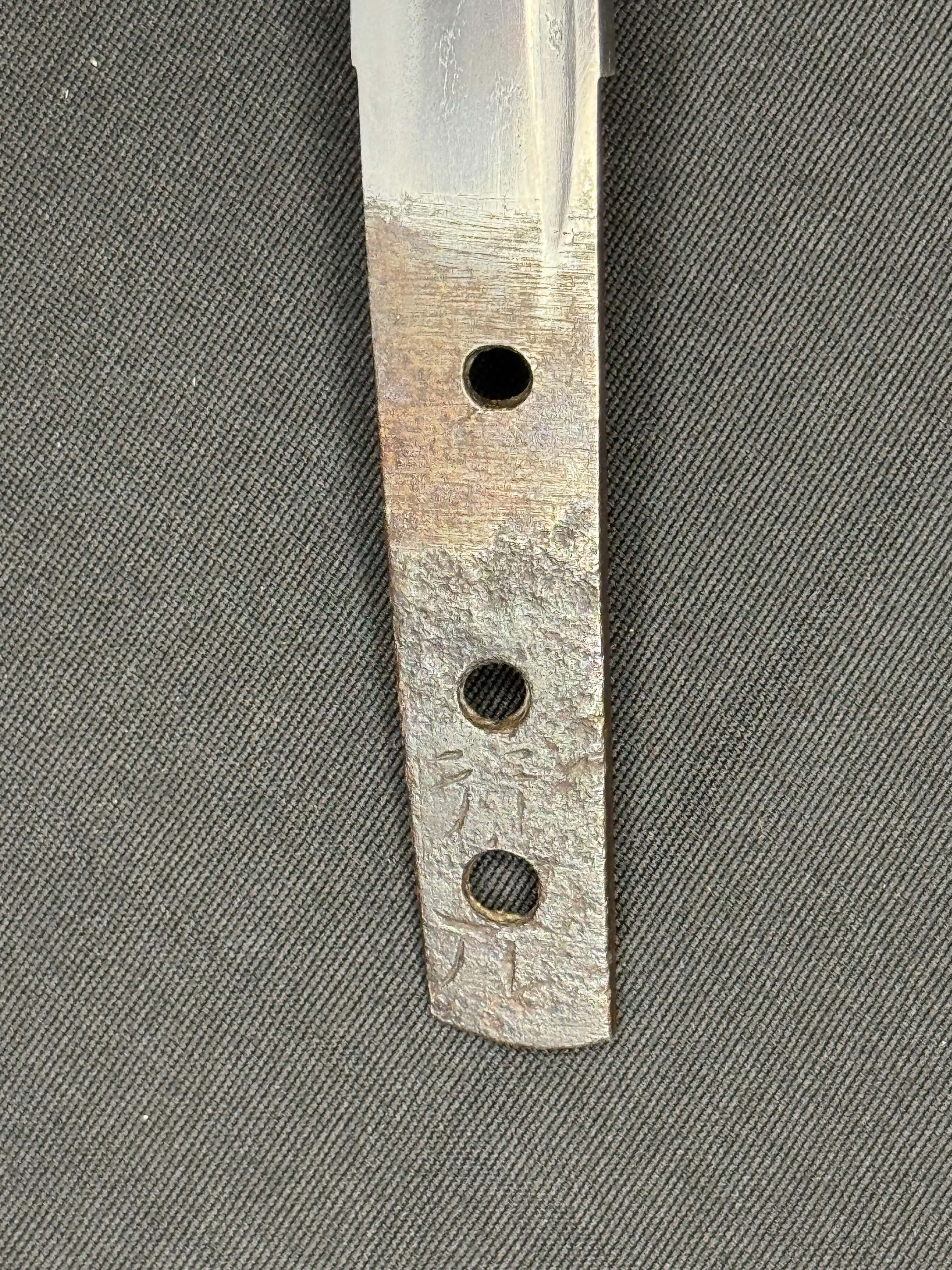 Antique Nihonto - Tanto on Shirasaya, signed Yukimitsu, certified by NBTHK