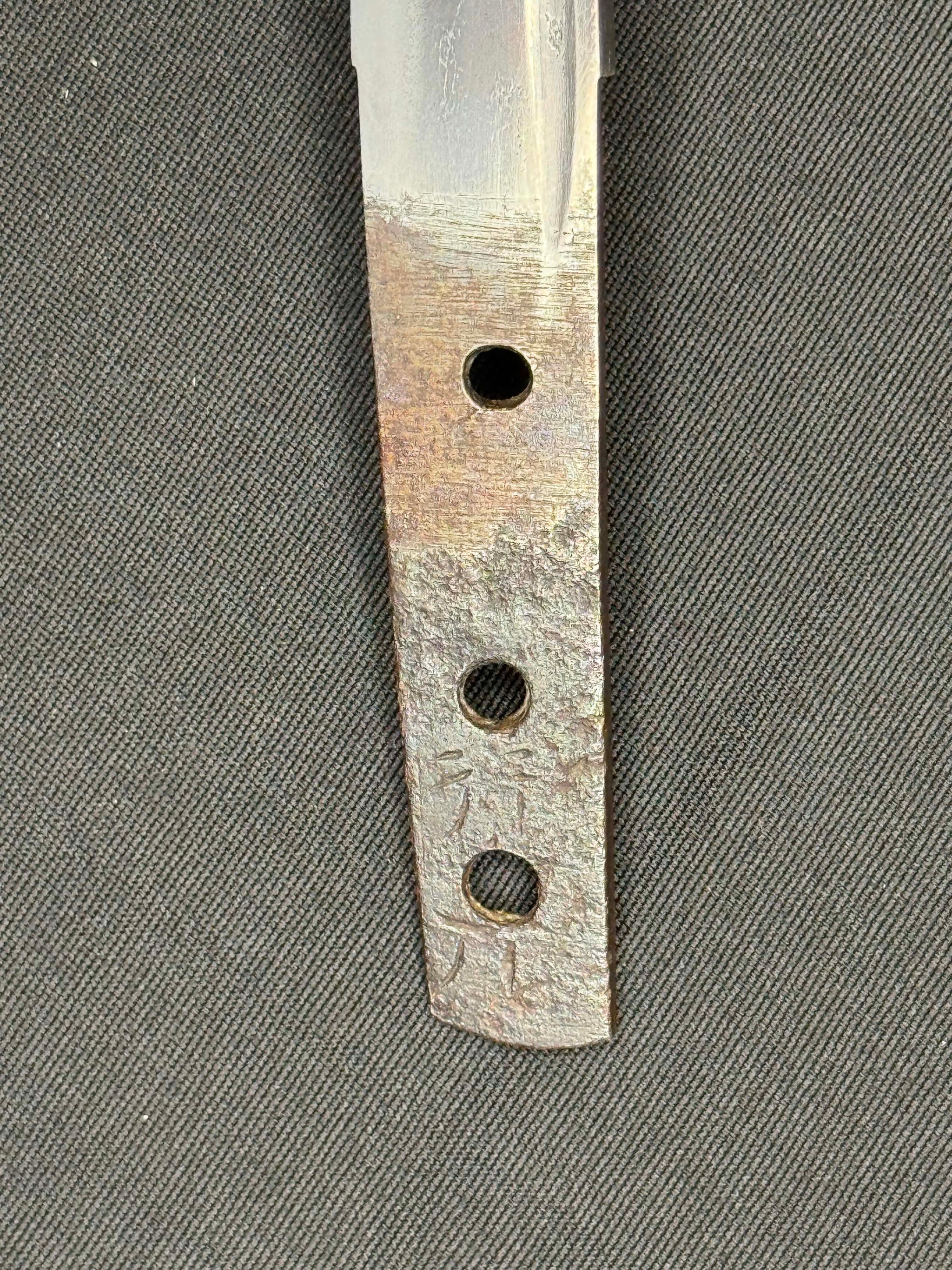 Antique Nihonto - Tanto on Shirasaya, signed Yukimitsu, certified by NBTHK