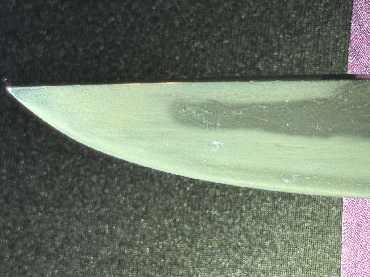 Antique Nihonto - Late Edo (150 years old) Thick Tanto in shirasaya, NBTHK certified to Kaifu
