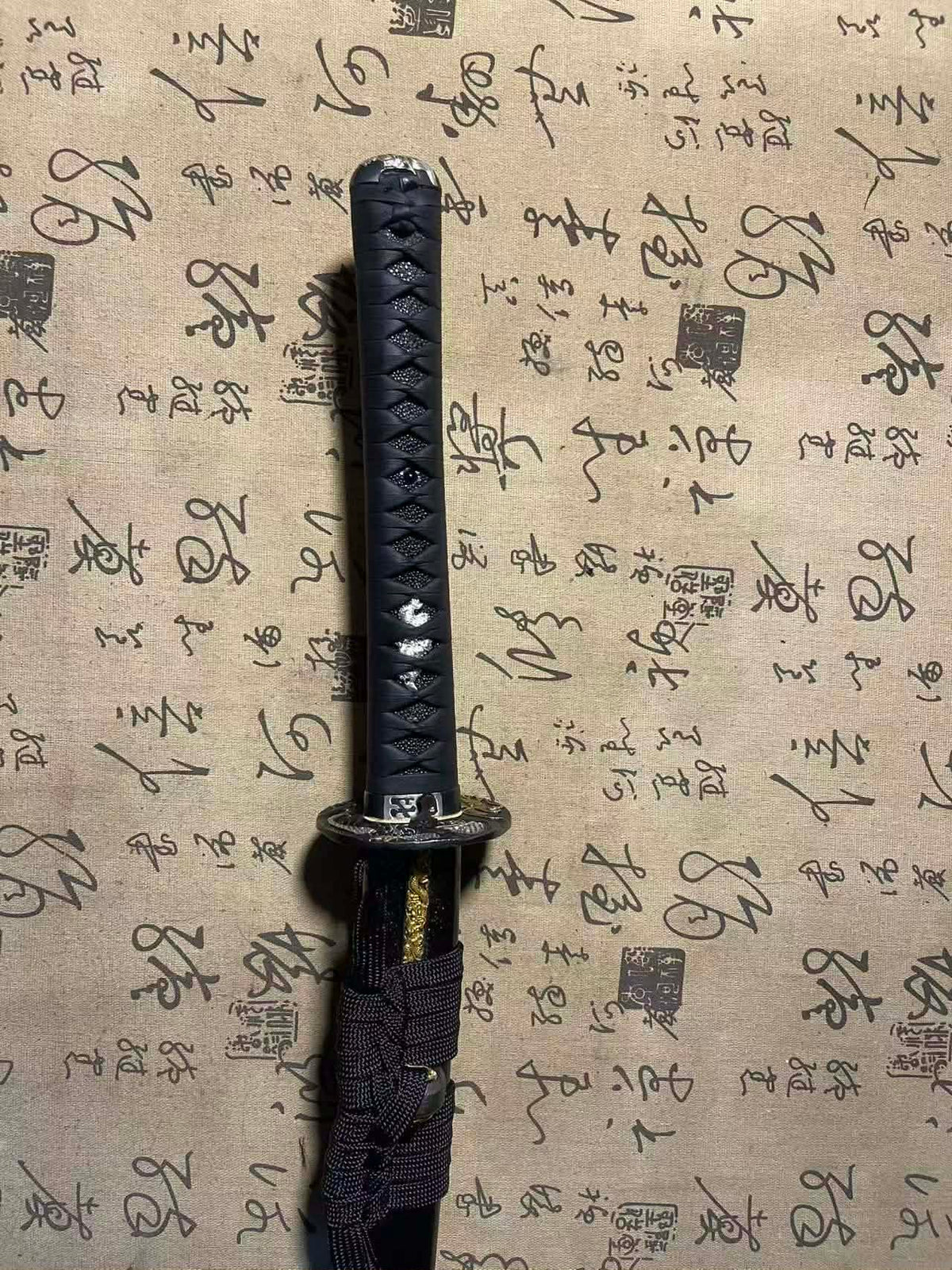 Cloudhammer Katana - Hidden Dragon, Cloud Dragon - sx105v Japanese Tool Steel - Ko-Choji Hamon